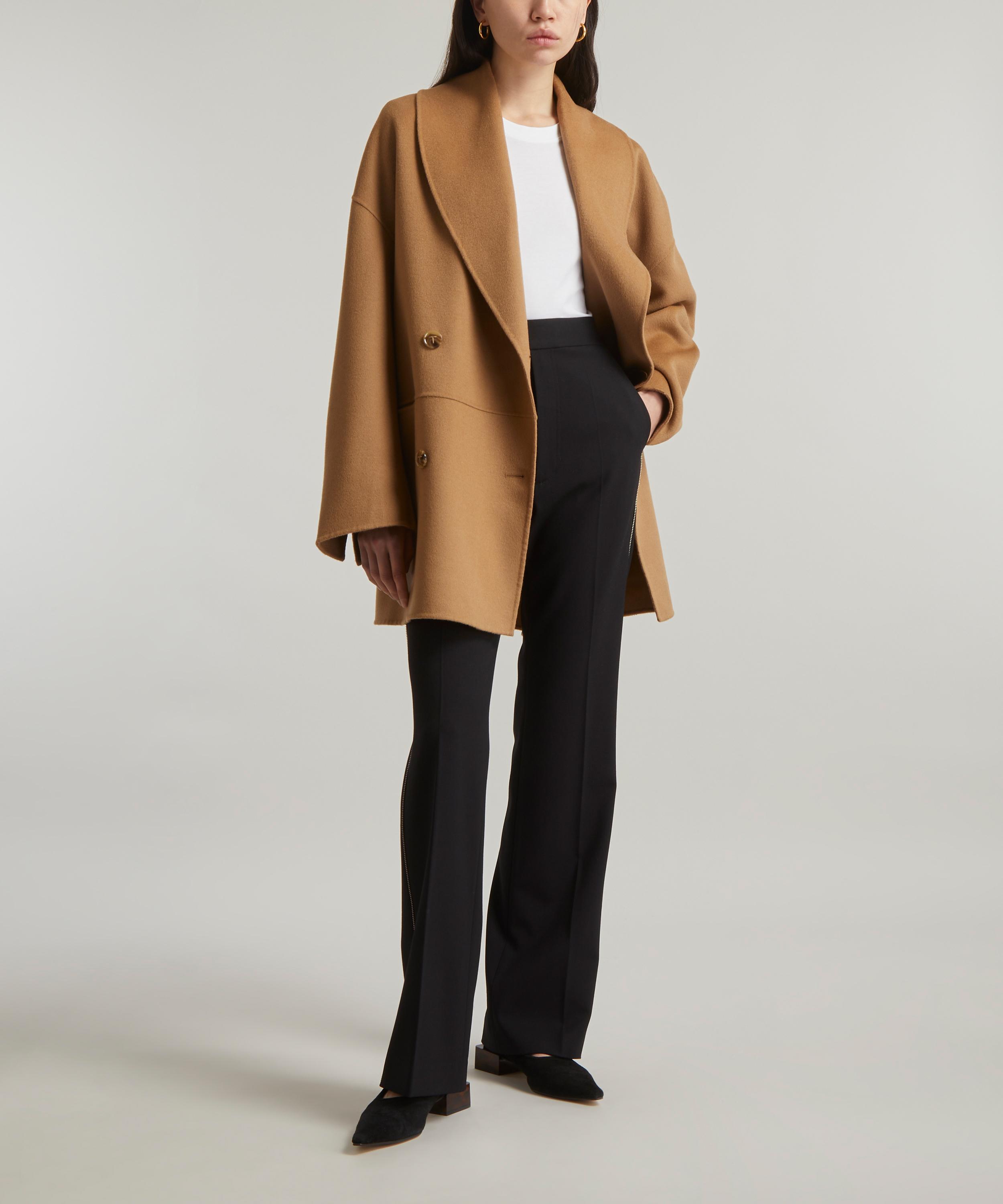 Double-breasted wool coat - Woman