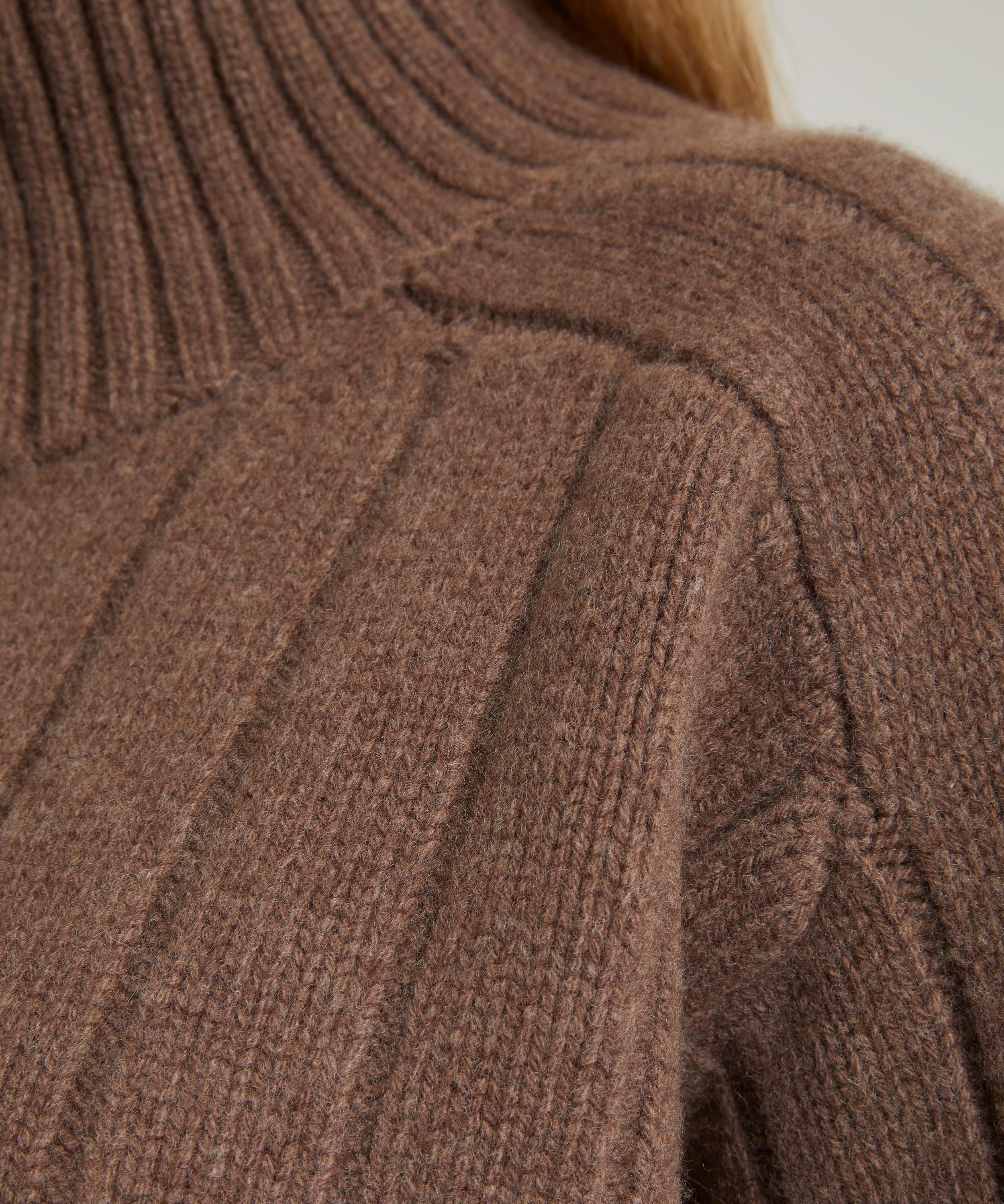Toteme - Ribbed Cashmere-Blend Turtleneck Jumper image number 4