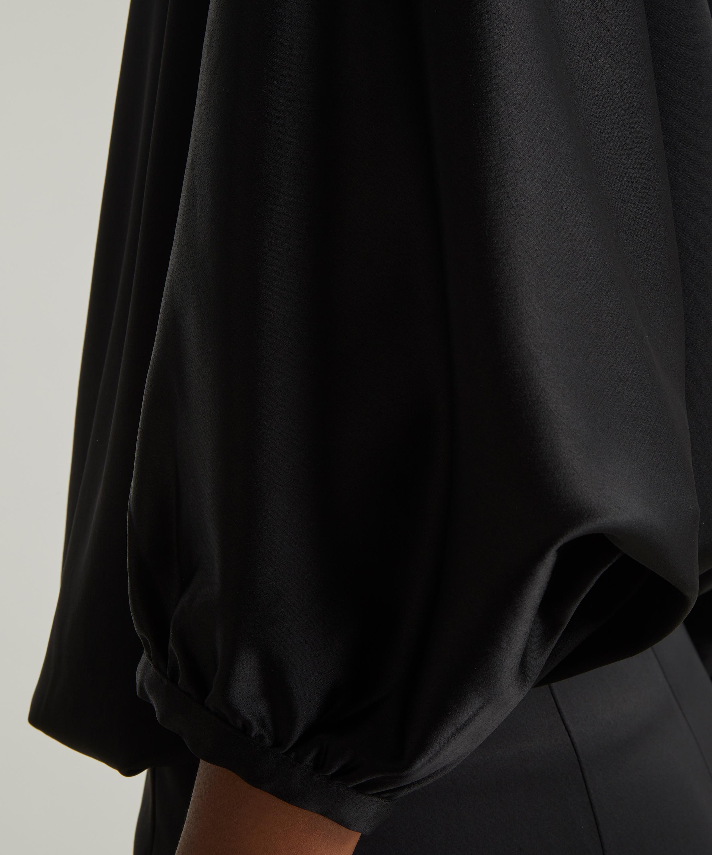 Totême - Draped Satin Dress image number 4