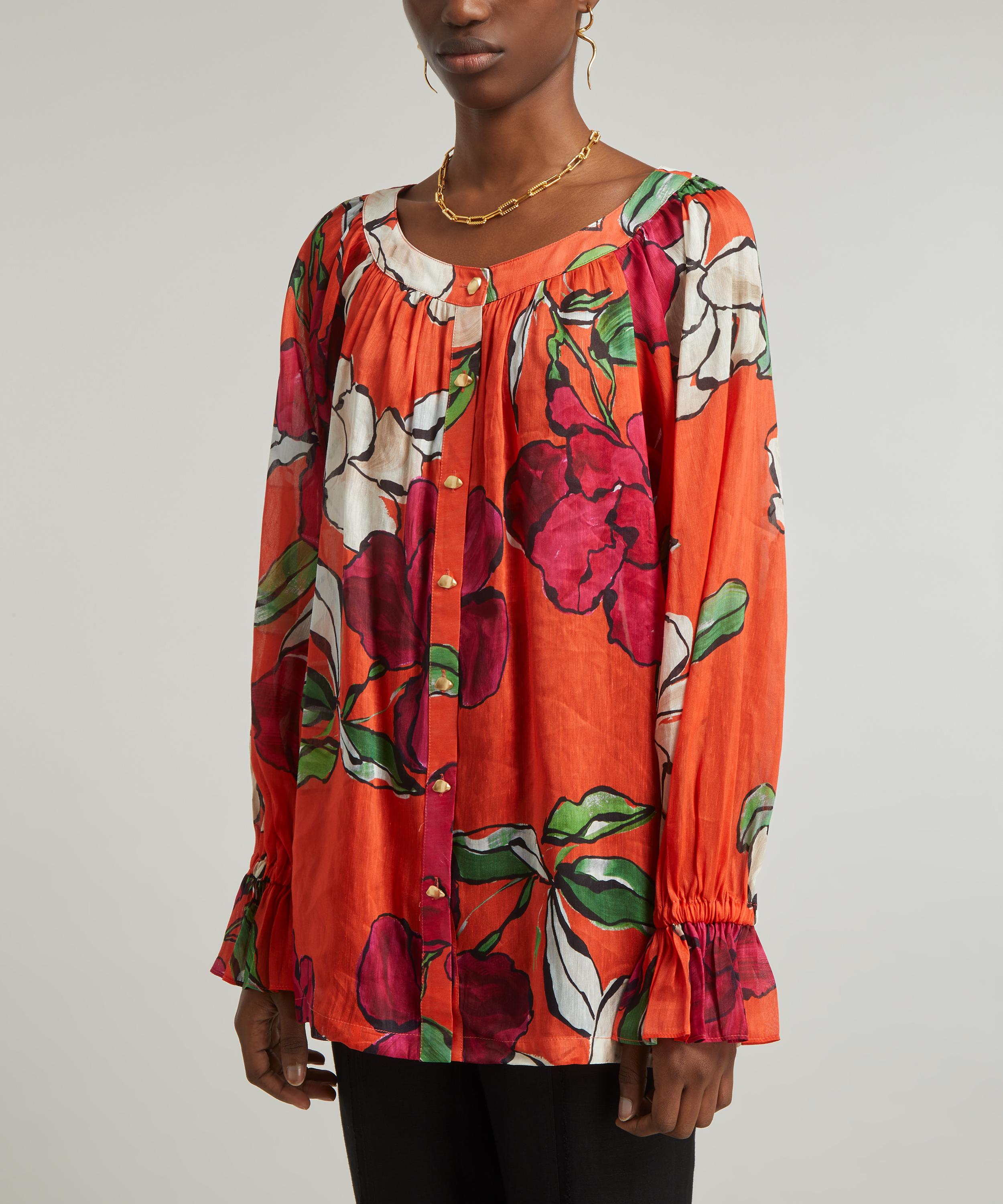 Aje - Vivid Camellia Le Corsaire Blouse image number 2