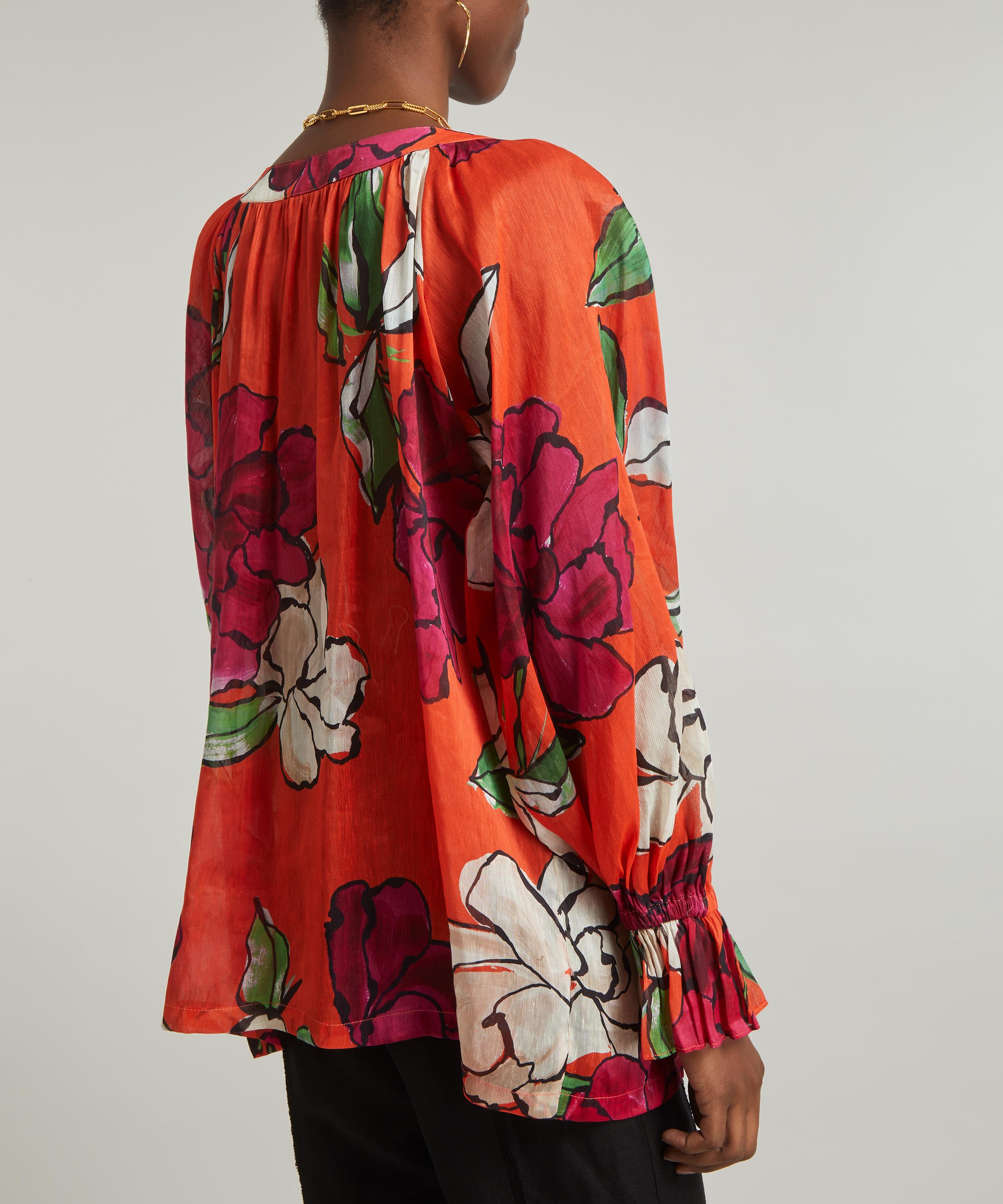 Aje - Vivid Camellia Le Corsaire Blouse image number 3