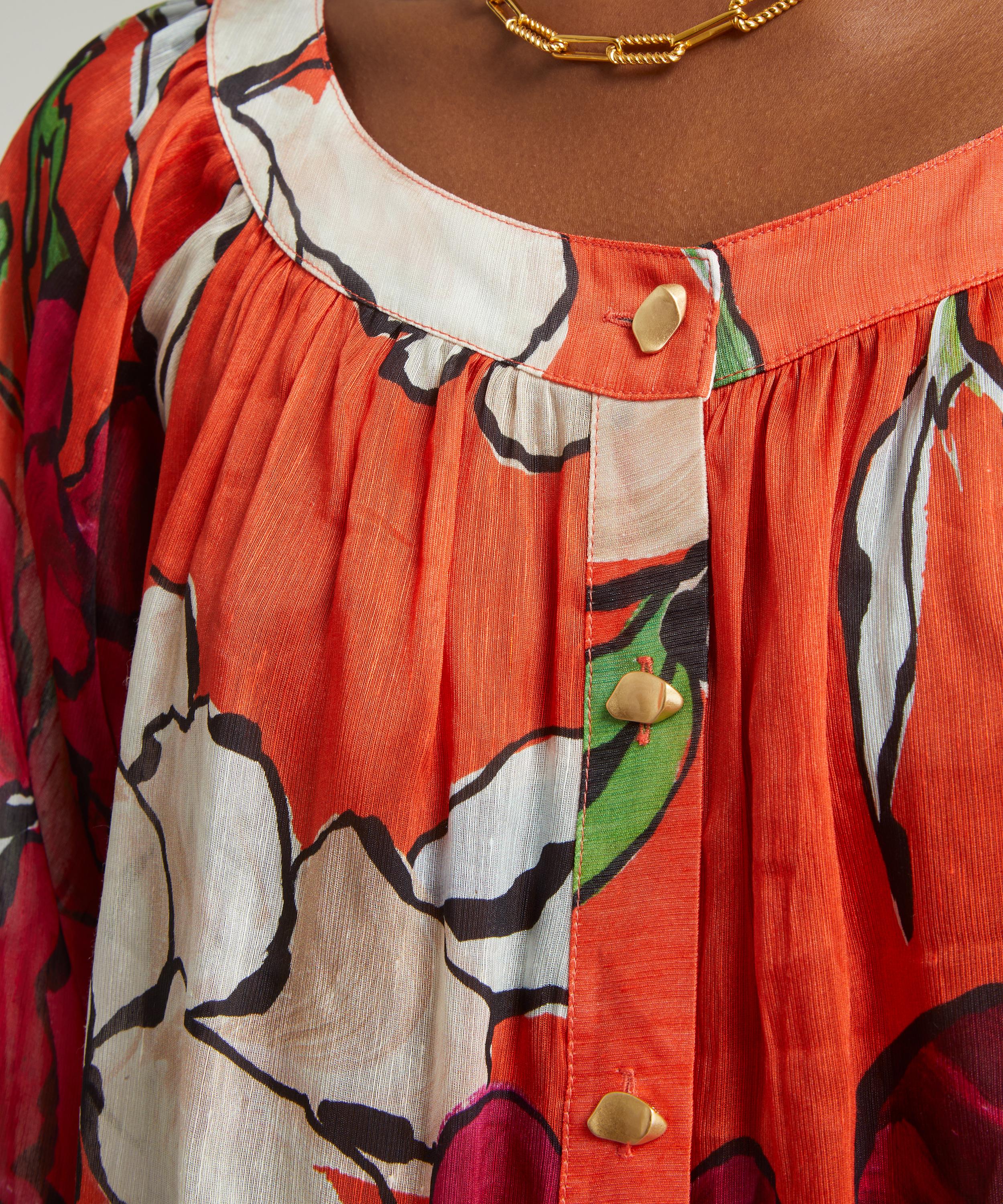Aje - Vivid Camellia Le Corsaire Blouse image number 4