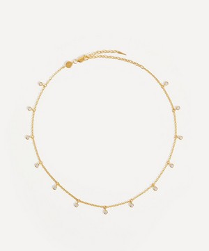 Missoma - 18ct Gold-Plated Vermeil Silver Interstellar Drop Choker Necklace image number 0
