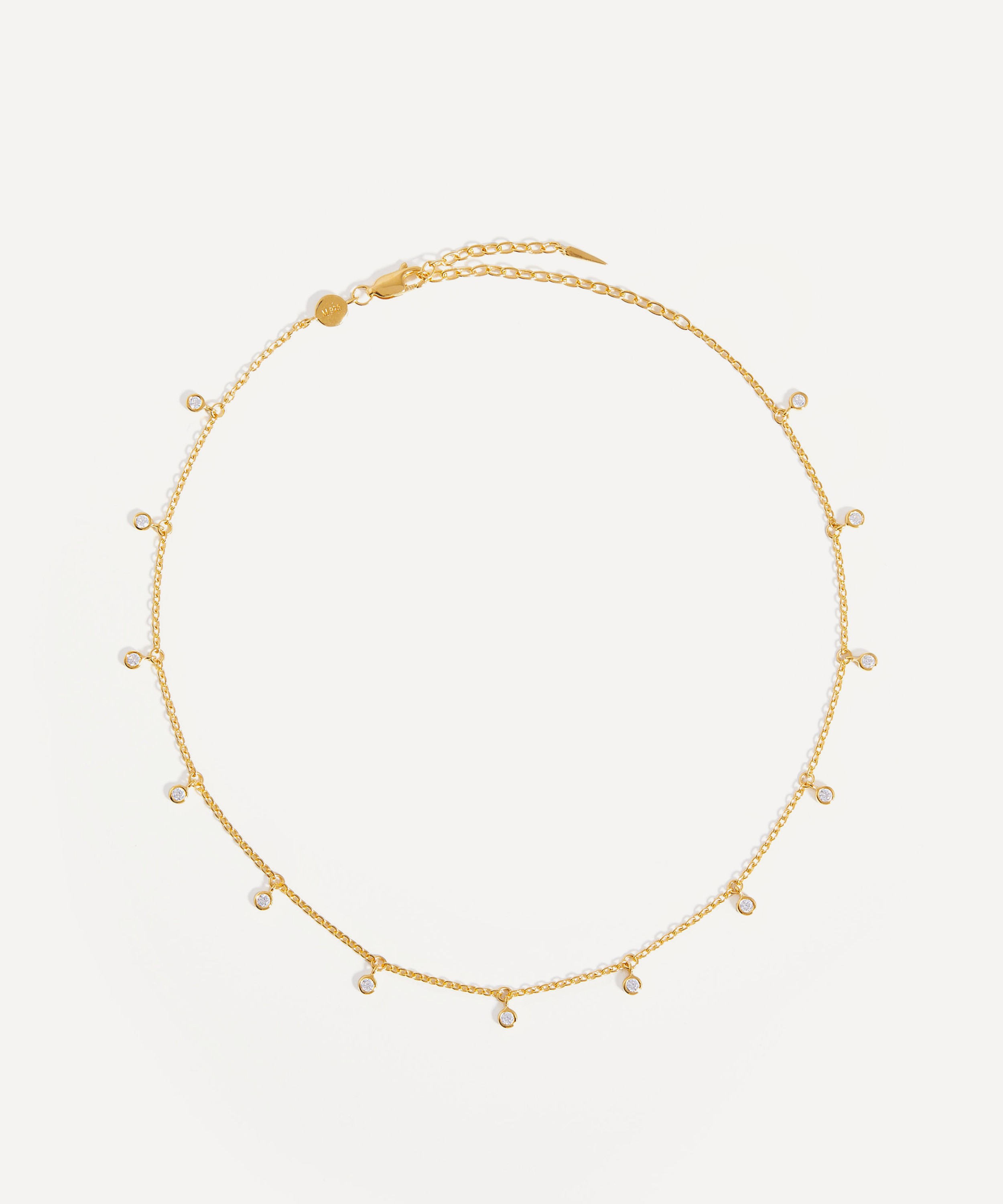 Missoma - 18ct Gold-Plated Vermeil Silver Interstellar Drop Choker Necklace image number 0