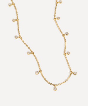 Missoma - 18ct Gold-Plated Vermeil Silver Interstellar Drop Choker Necklace image number 2