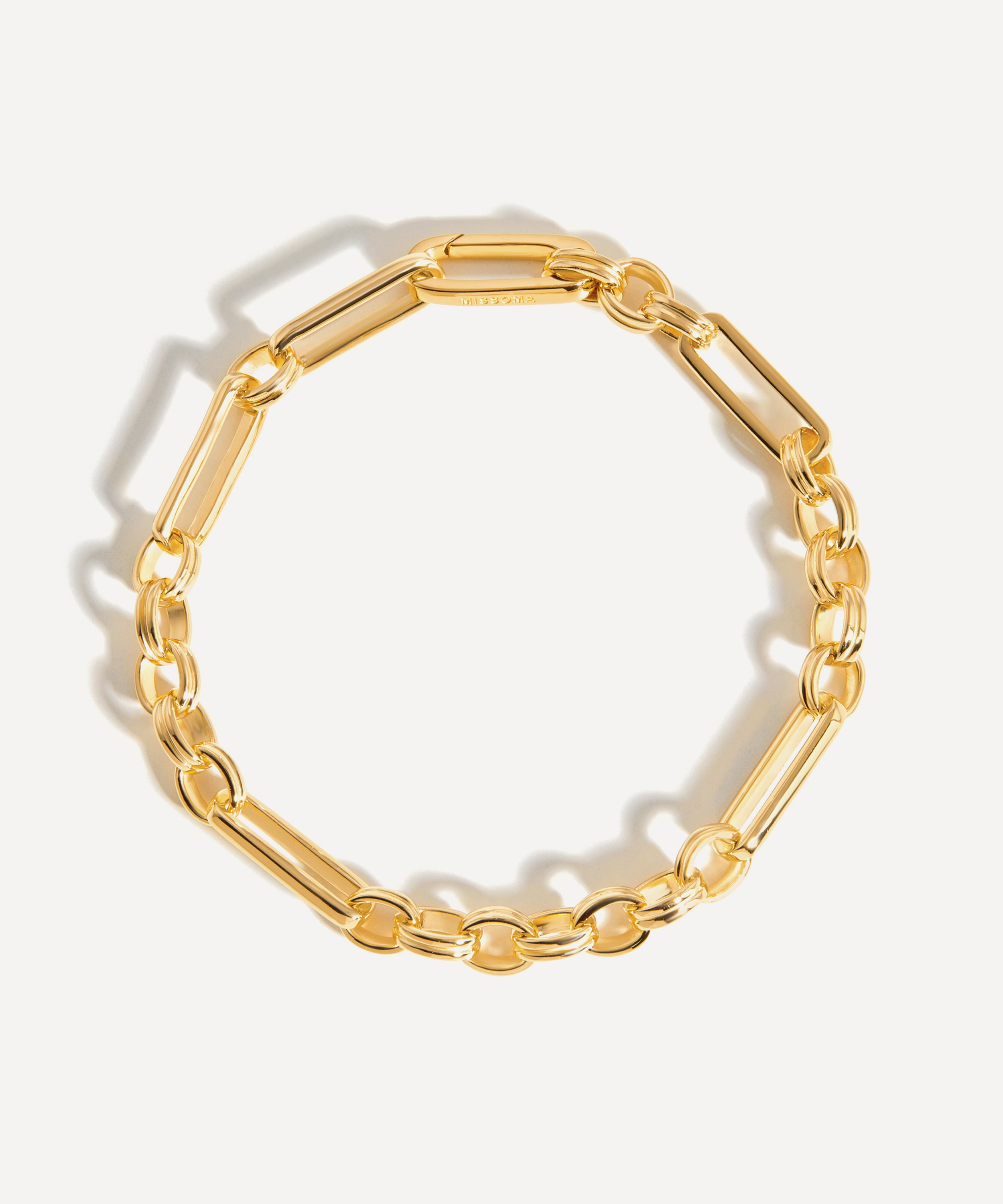 Missoma - 18ct Gold-Plated Axiom Chain Bracelet image number 0