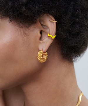 Missoma - 18ct Gold-Plated Baya Hoop Earrings image number 1