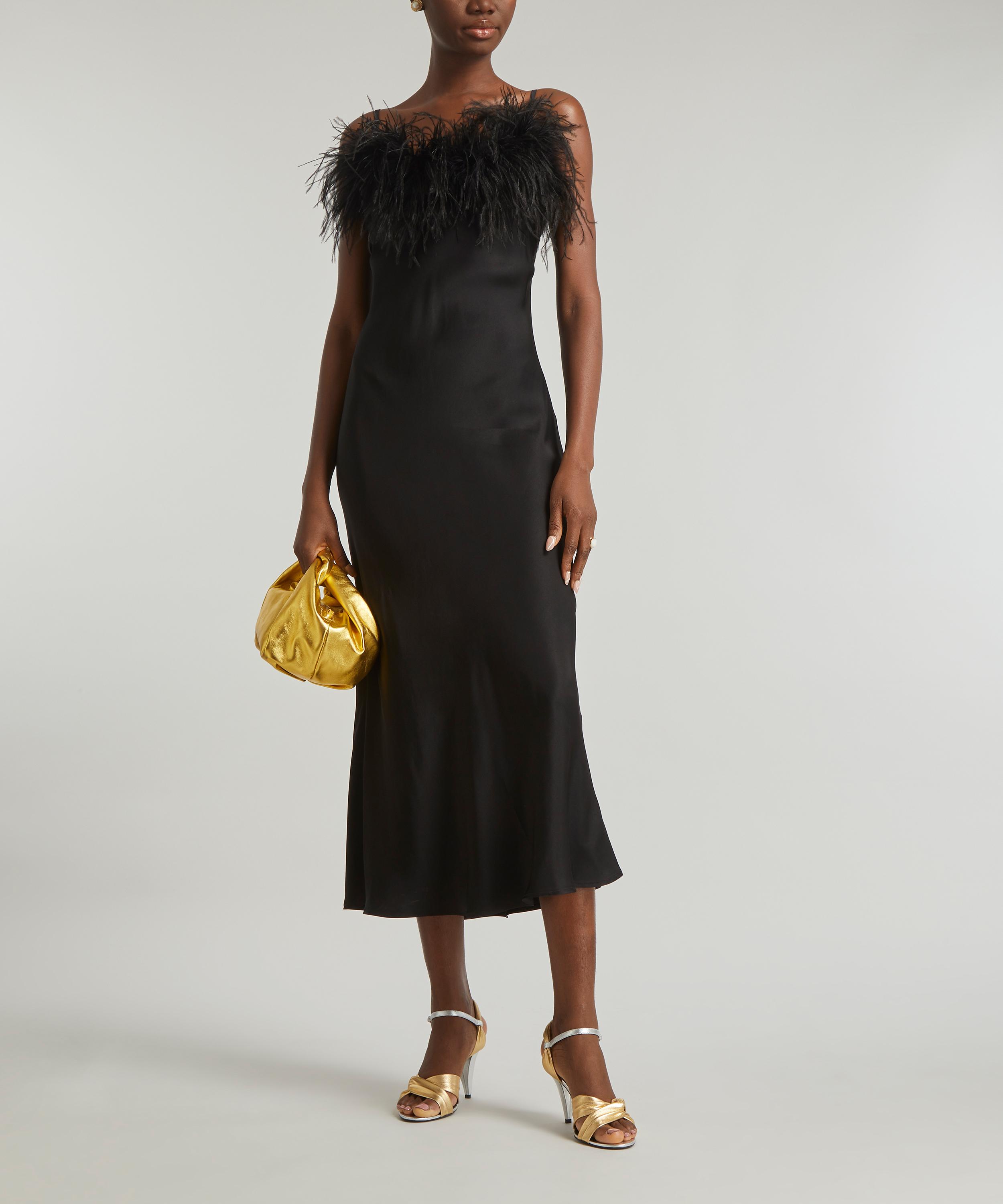 Sleeper - Feathered Boheme Slip Dress image number 1