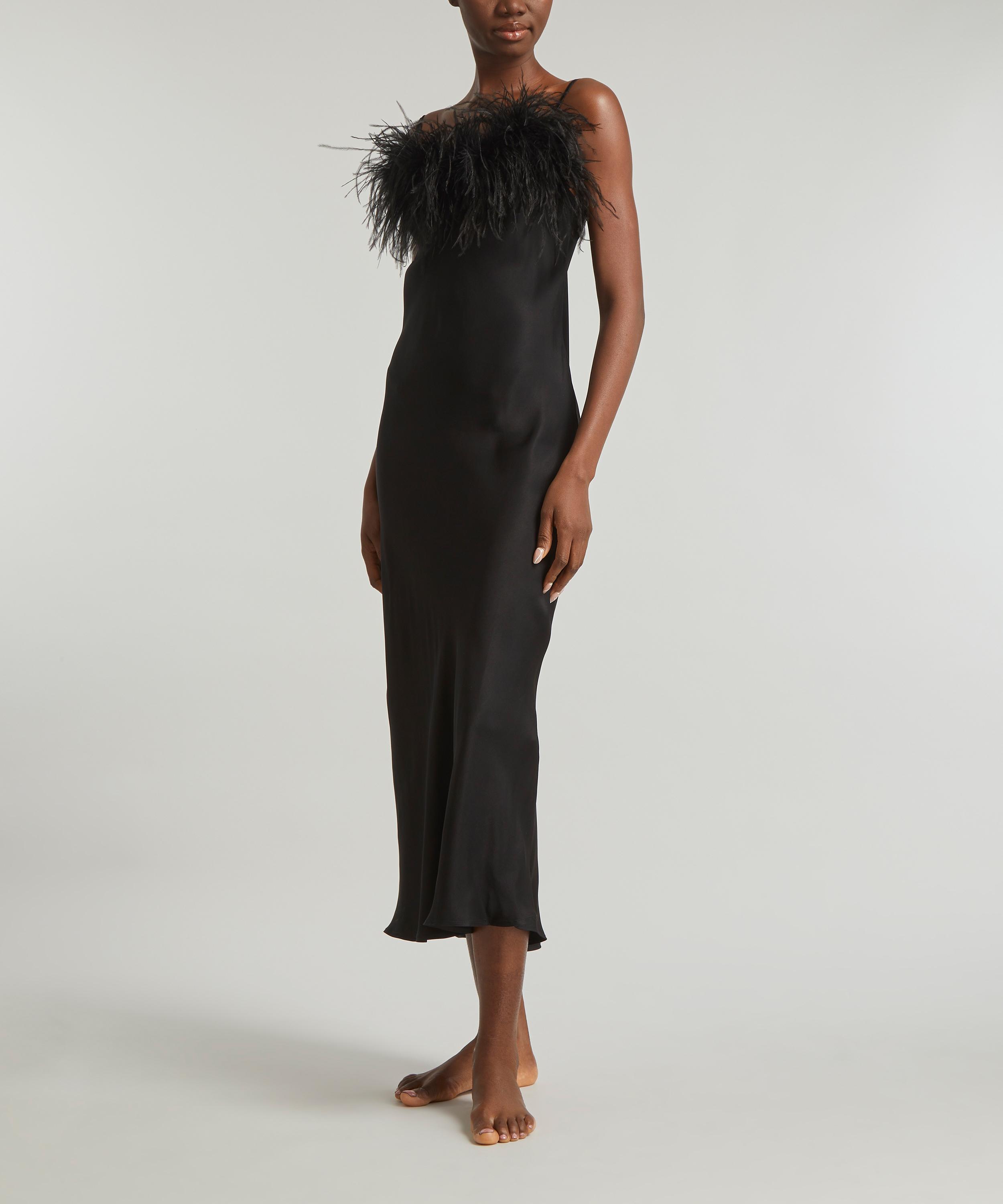 Sleeper - Feathered Boheme Slip Dress image number 2