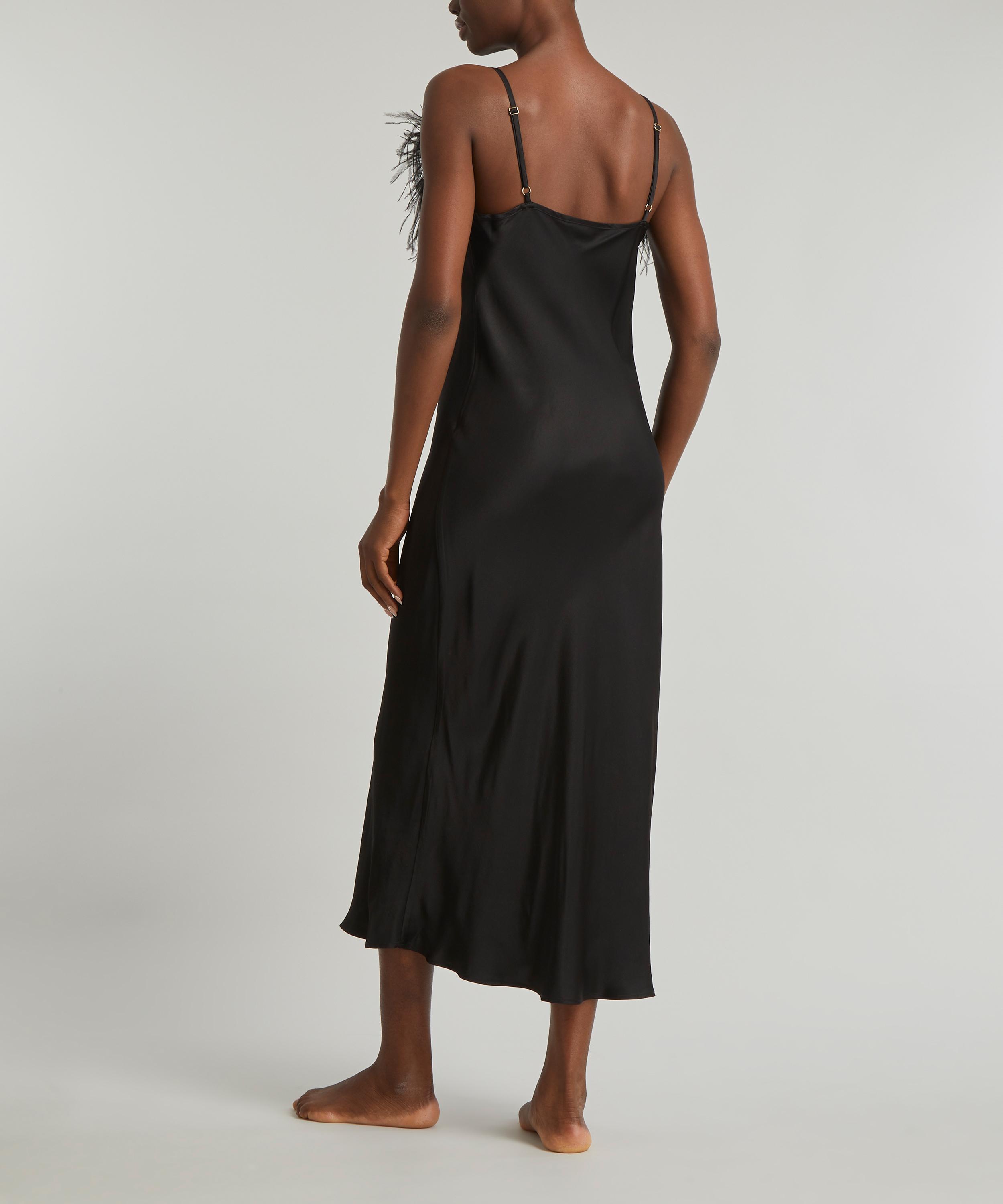 Sleeper - Feathered Boheme Slip Dress image number 3