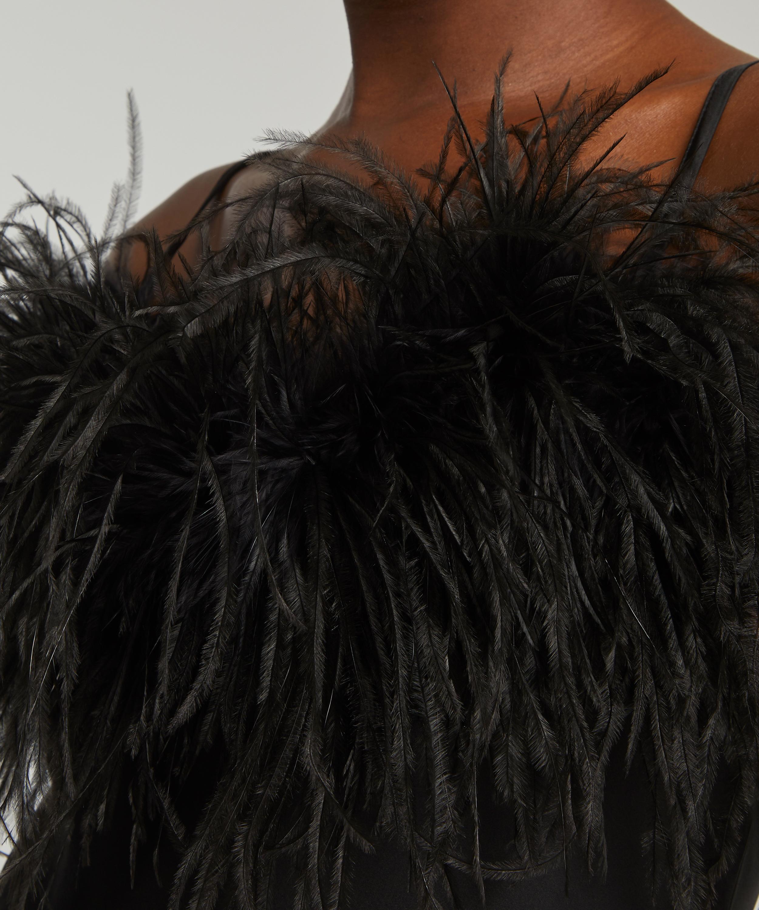 Sleeper - Feathered Boheme Slip Dress image number 4