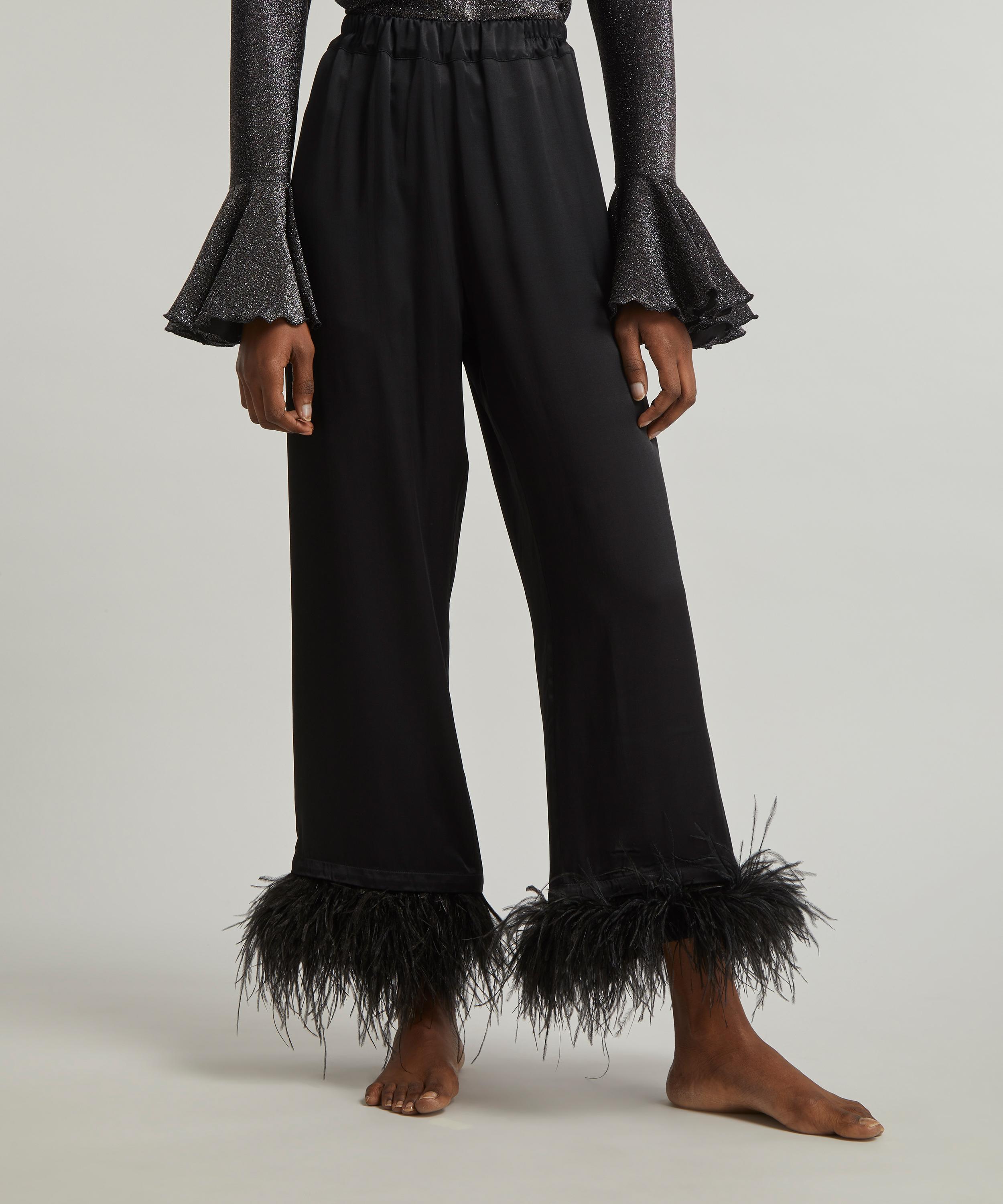 PAGETTA | Feather Trimmed Trousers