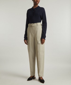 Joseph - Fluid Wool Melange Devonport Trousers image number 1