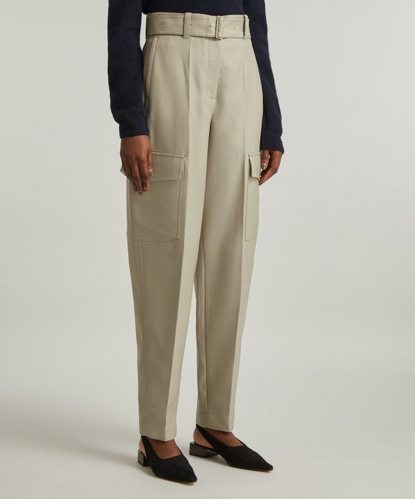 Joseph - Fluid Wool Melange Devonport Trousers image number 2