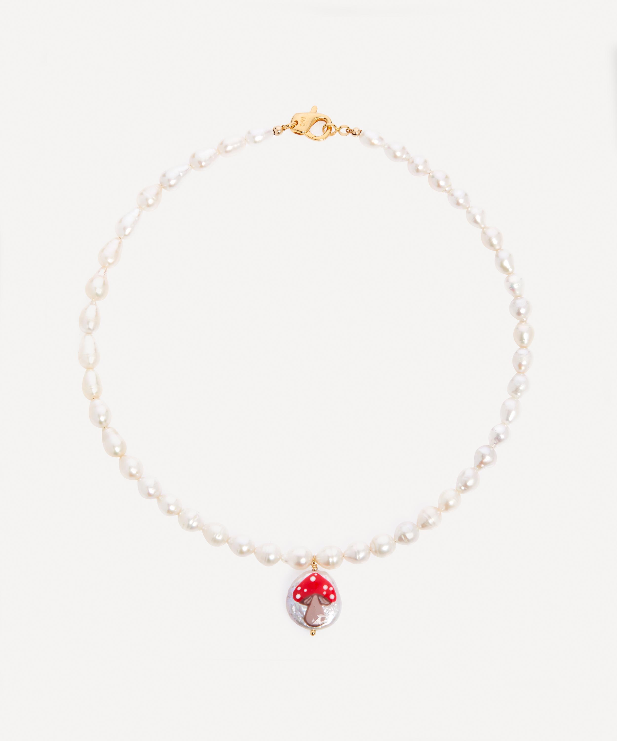 Martha Calvo - 14ct Gold-Plated Make Your Magic Pearl Necklace image number 0
