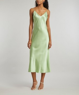 Joseph - Silk Satin Clea Dress image number 2