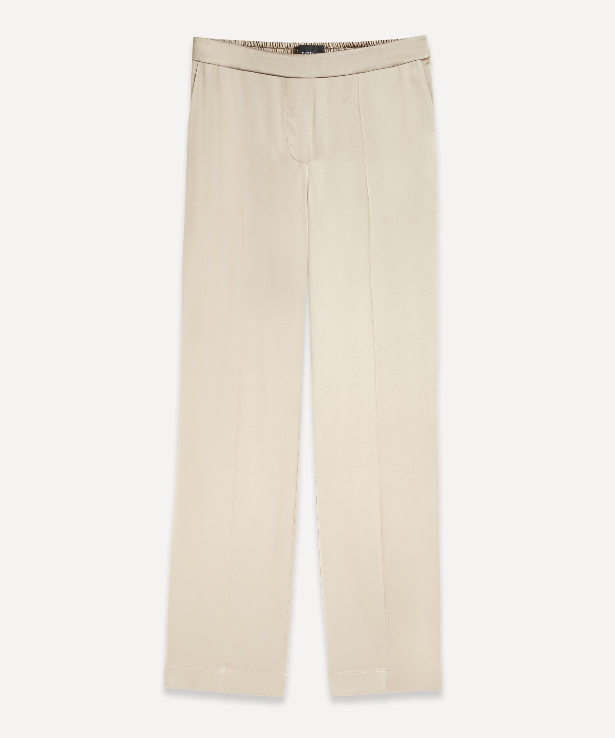 Silk Satin Tova Trousers in Multicolour