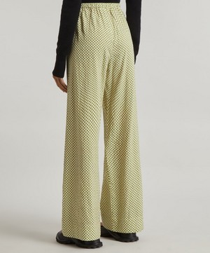 peony - Verde Forever High-Waisted Trousers image number 3