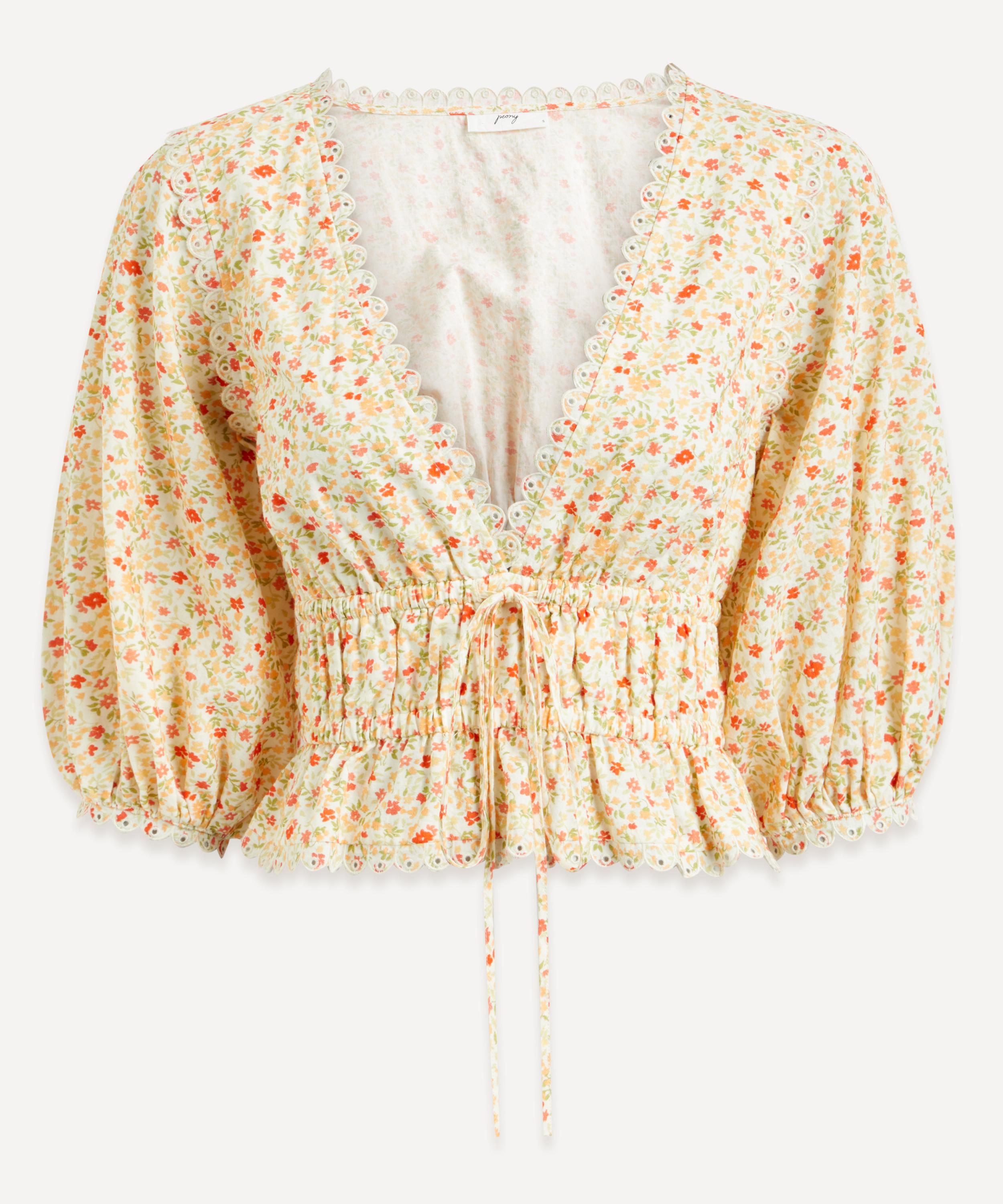 peony Floret Holiday Blouse | Liberty