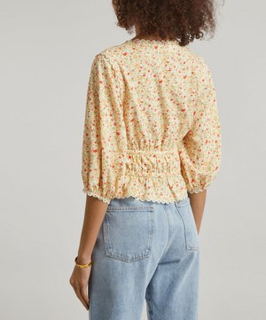 peony - Floret Holiday Blouse image number 3