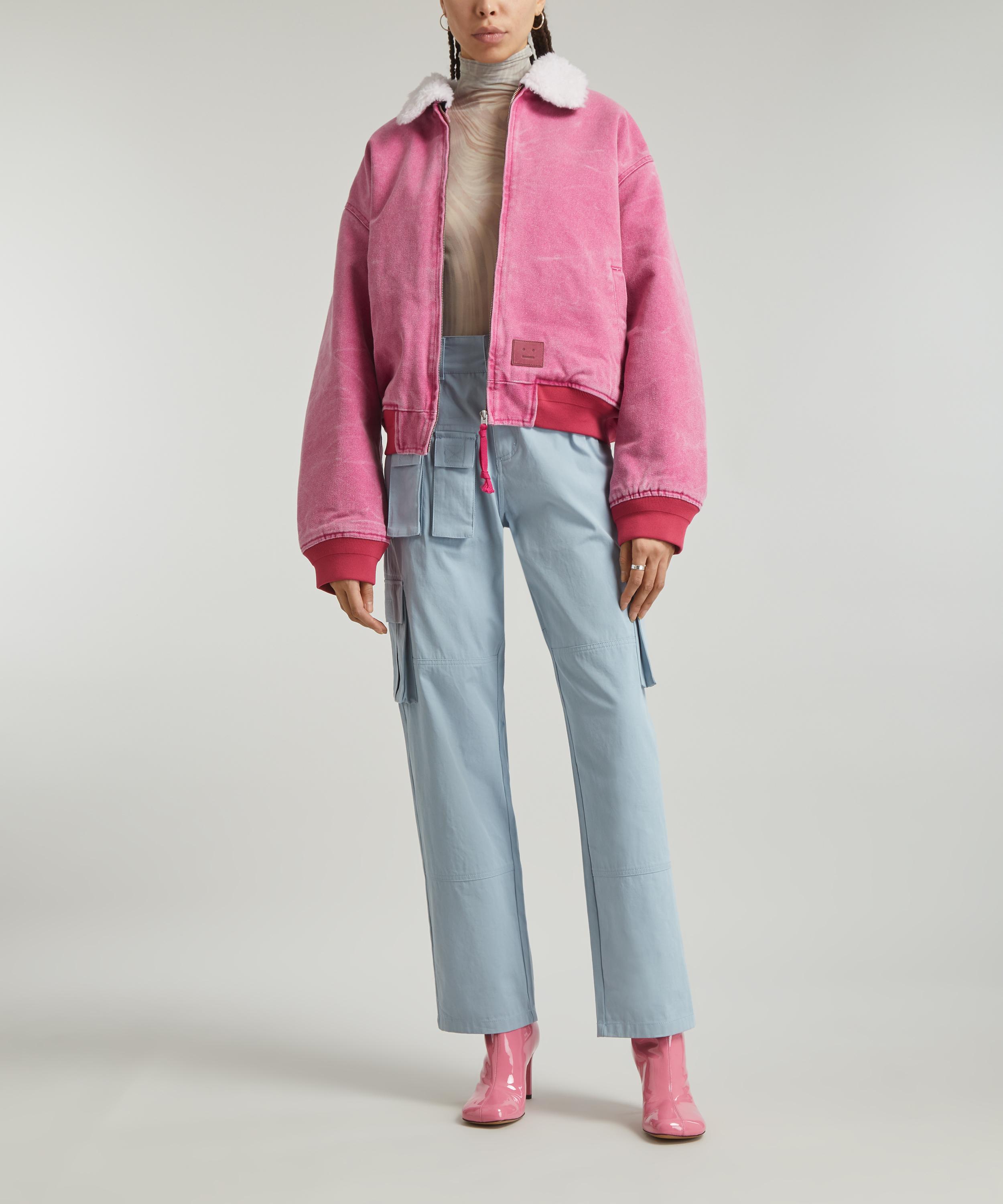 Pink sale canvas jacket