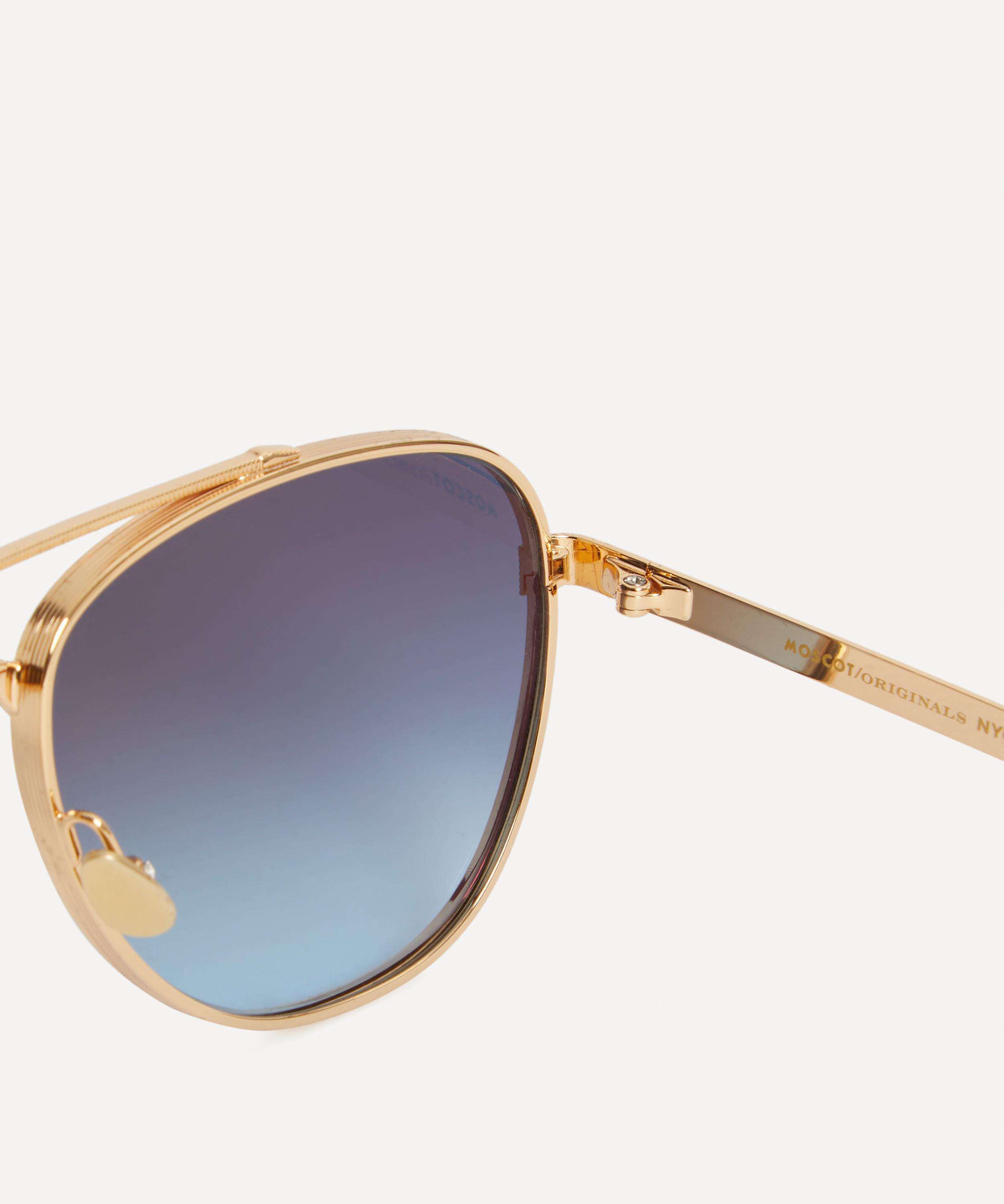 Moscot - Shav Metal Aviator Sunglasses image number 2