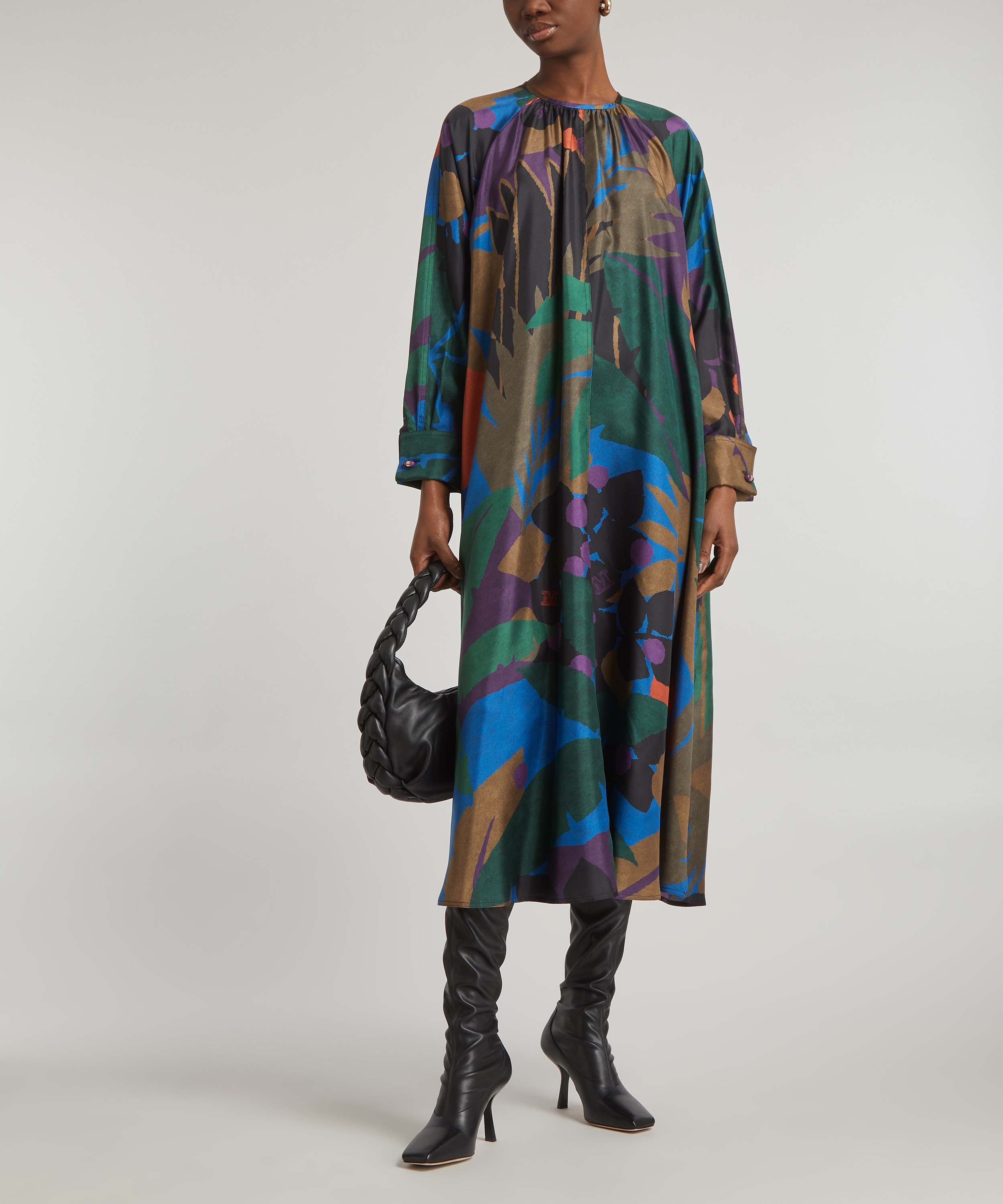 MaxMara - Azzuro Silk Dress image number 1