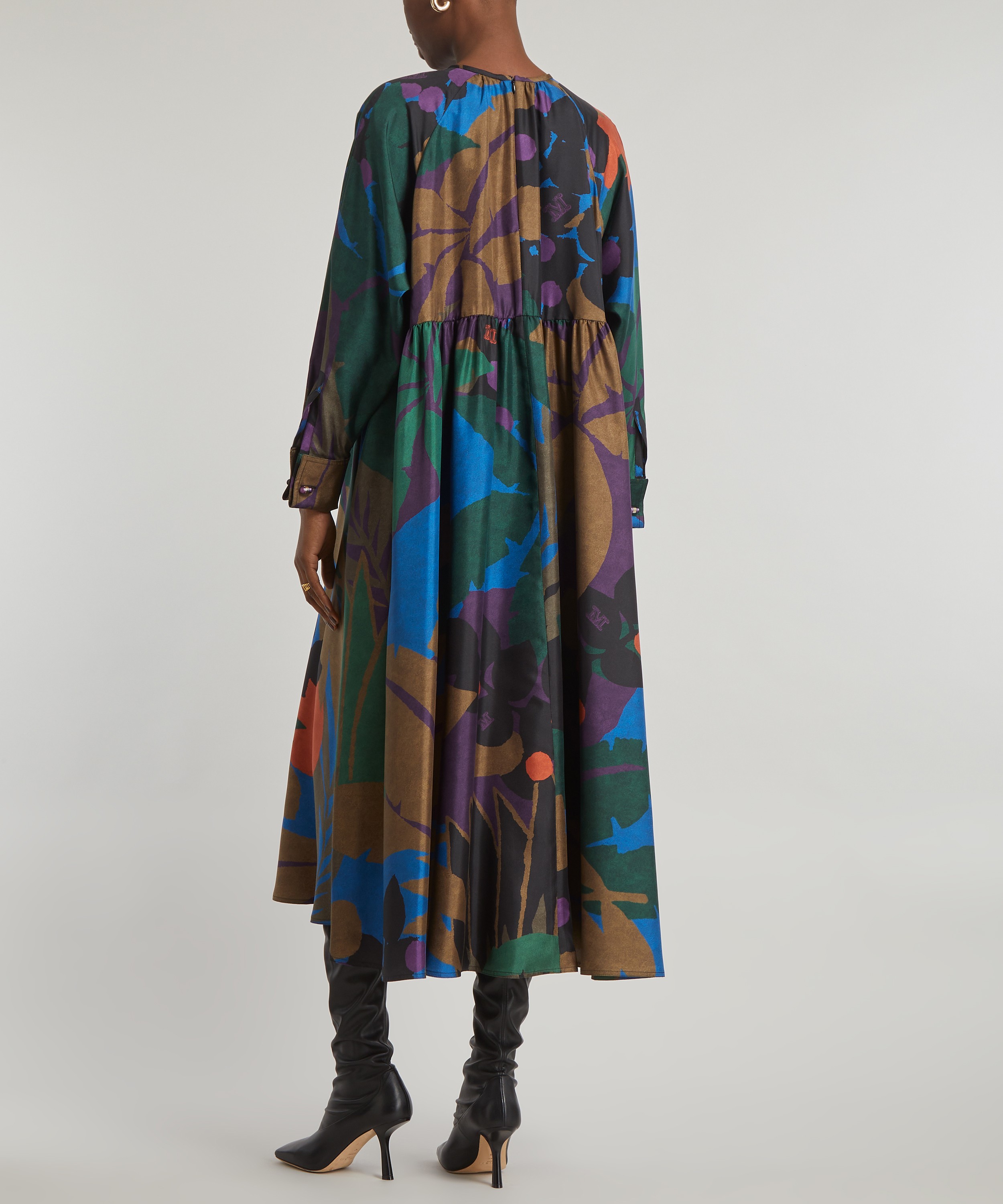 MaxMara - Azzuro Silk Dress image number 3
