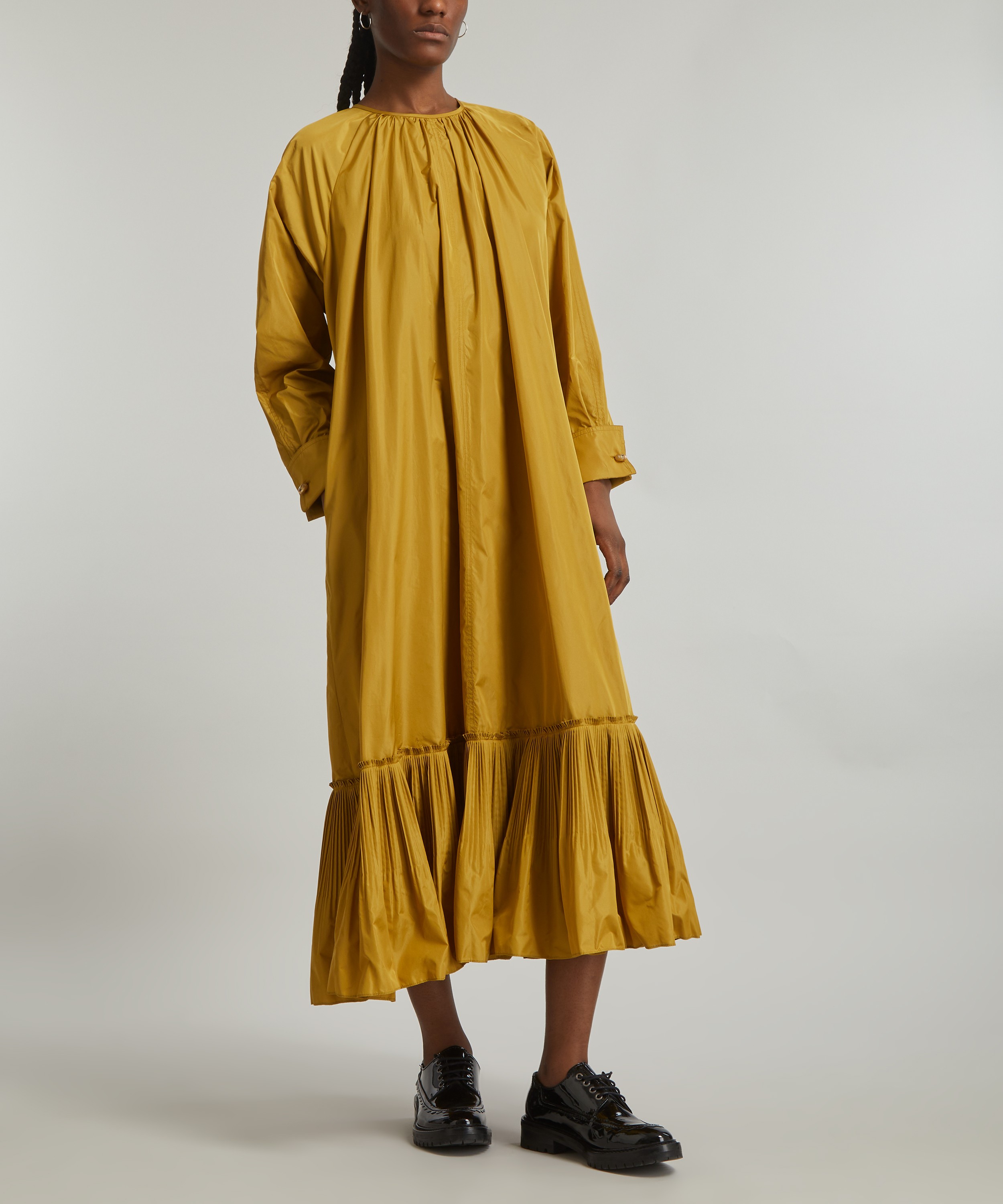 MaxMara - Veranda Silk-Blend Taffeta Dress image number 2