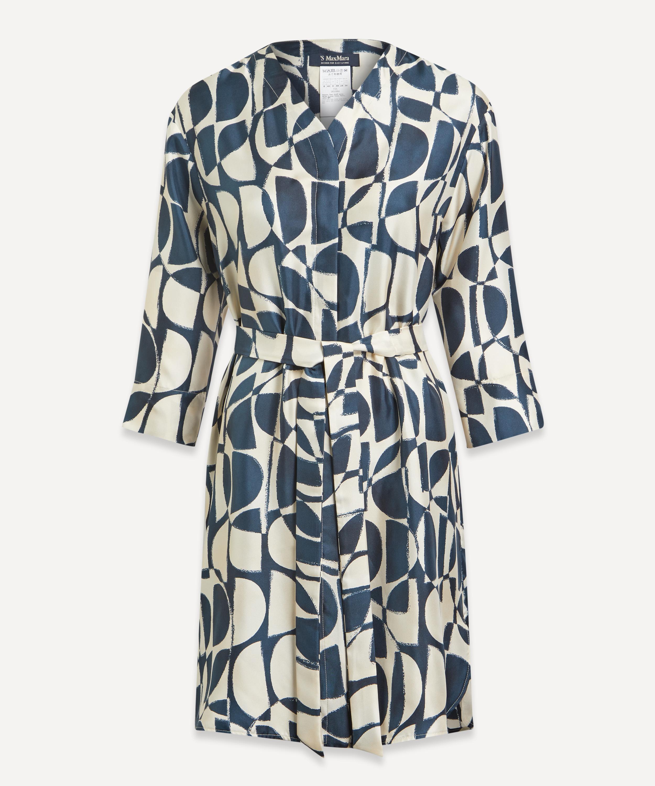 S Max Mara - Mida Printed Silk Dress image number 0