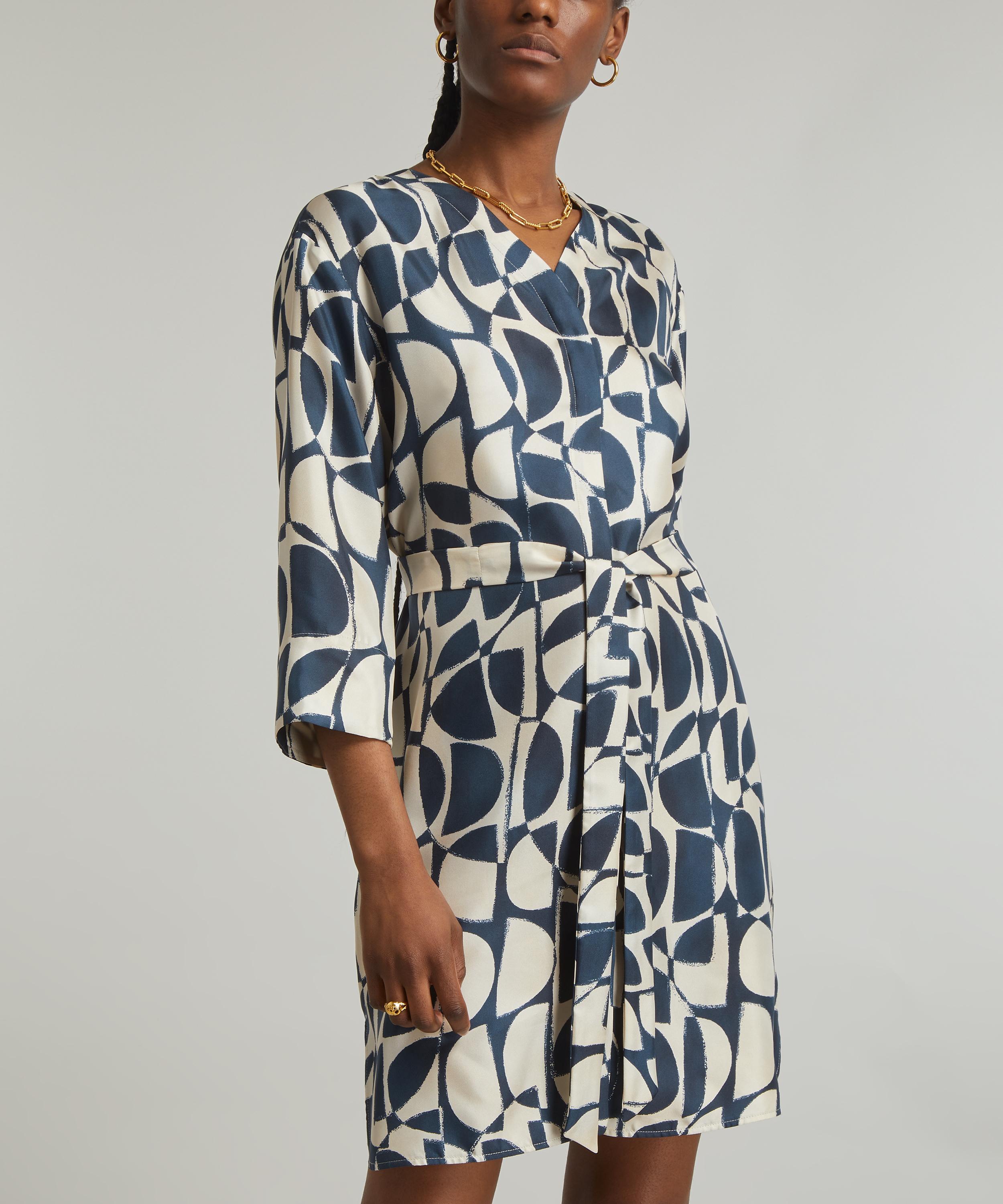 Printed Silk Dress