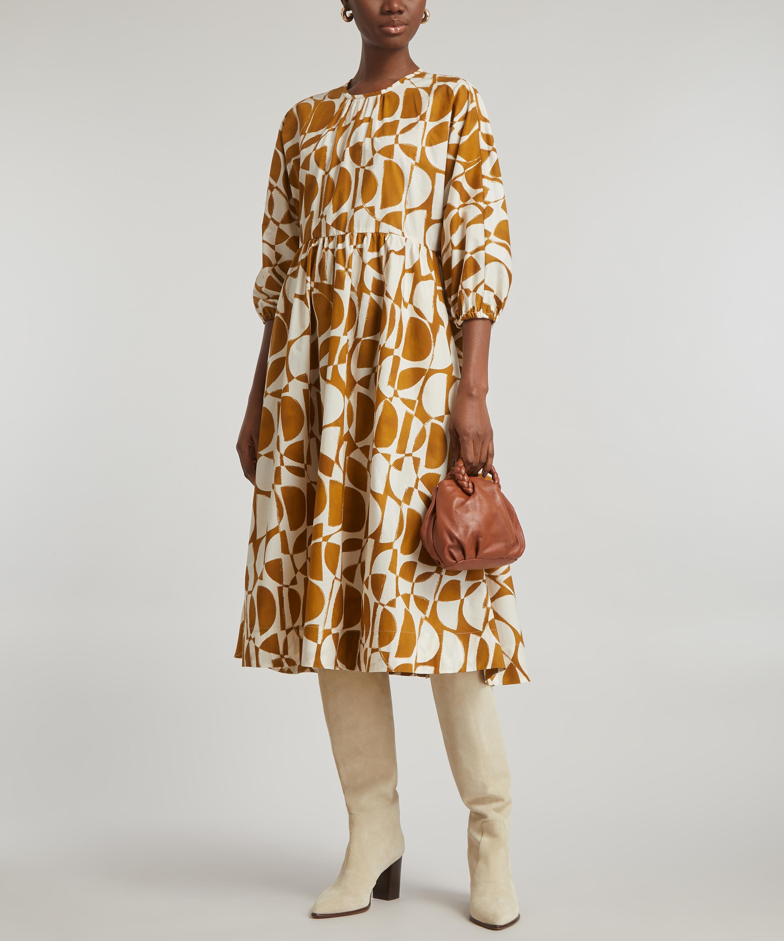 ’S Max Mara コットンとリネンのアメリーミディドレス AMELIE S MAX MARA amelie midi dress in cotton and linen Khaki S Max