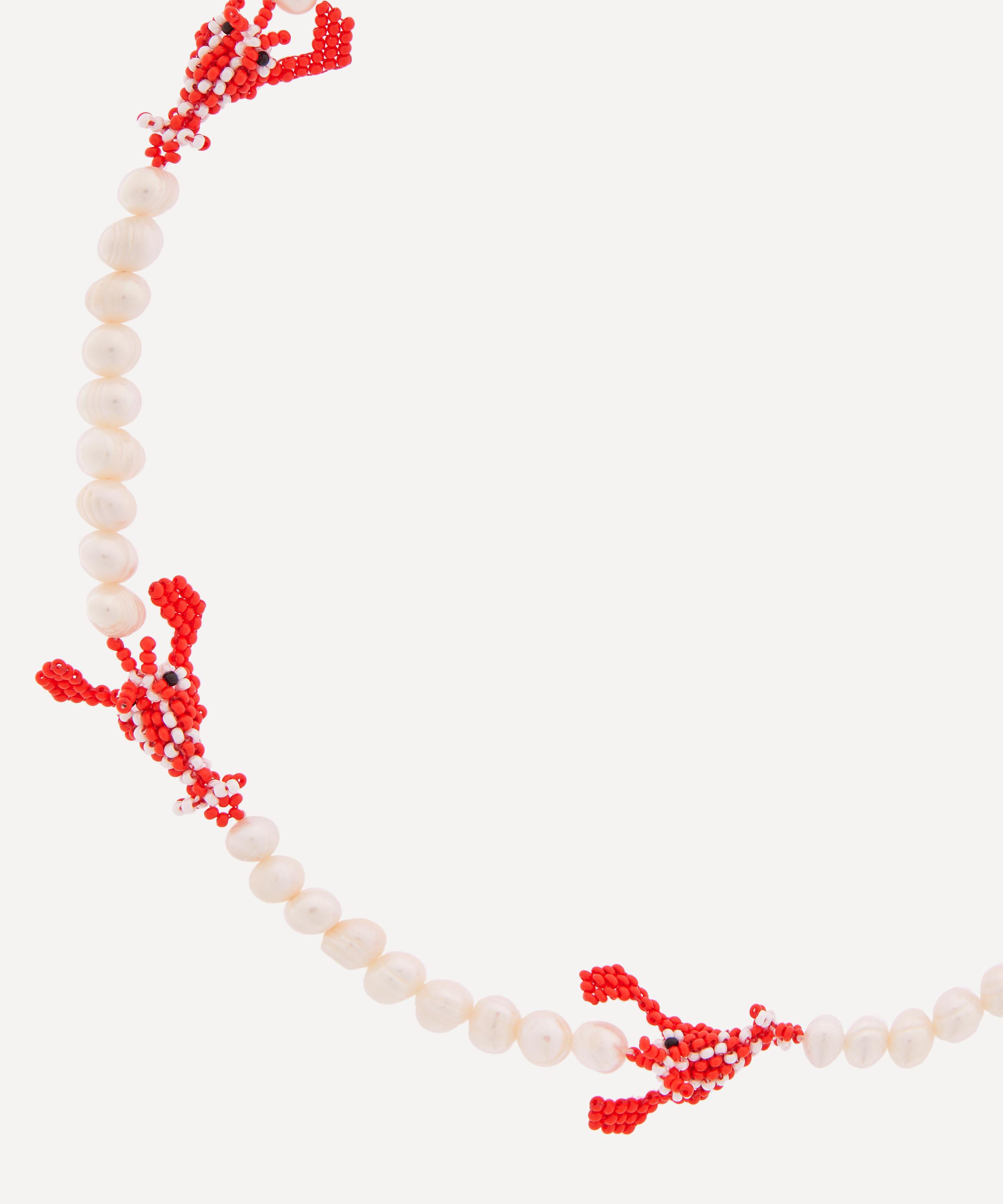 Pura Utz Pearl Lobster Love Necklace | Liberty