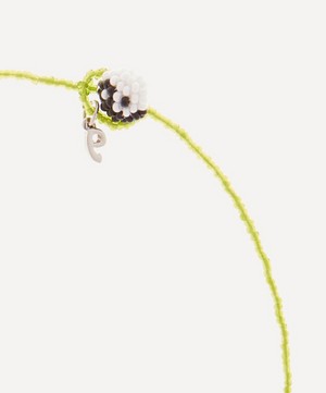 Pura Utz - Simple Green Yin Yang Bead Necklace image number 2