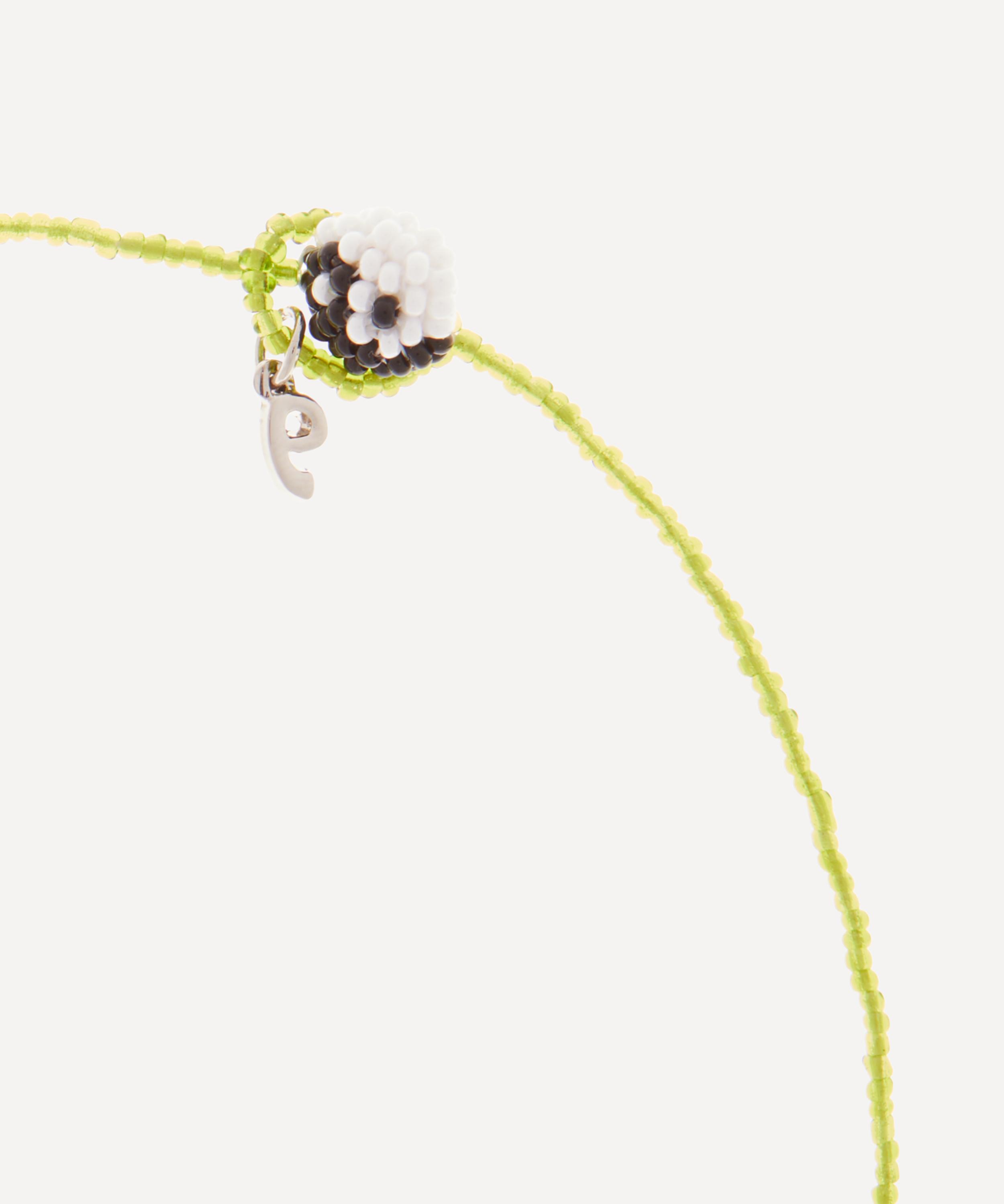 Pura Utz - Simple Green Yin Yang Bead Necklace image number 2