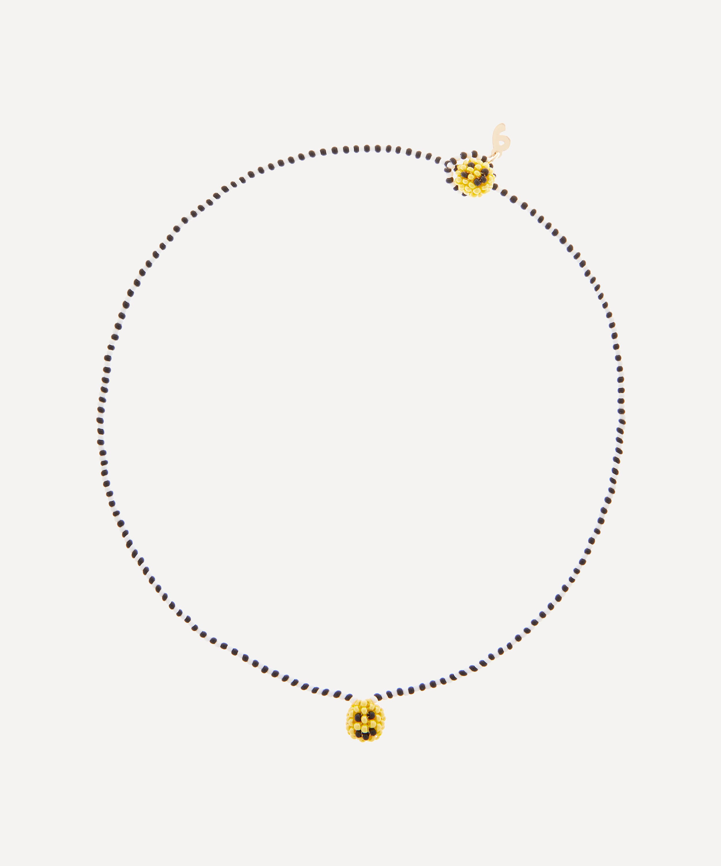 Pura Utz - Simple Happy Face Bead Necklace image number 0