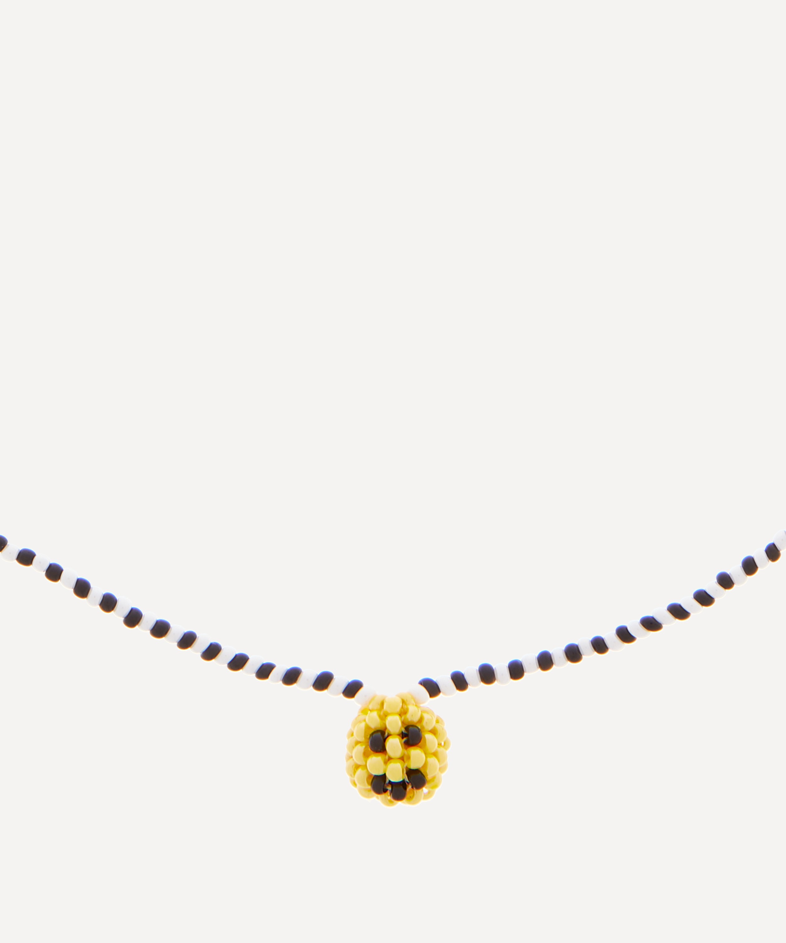 Pura Utz - Simple Happy Face Bead Necklace image number 1