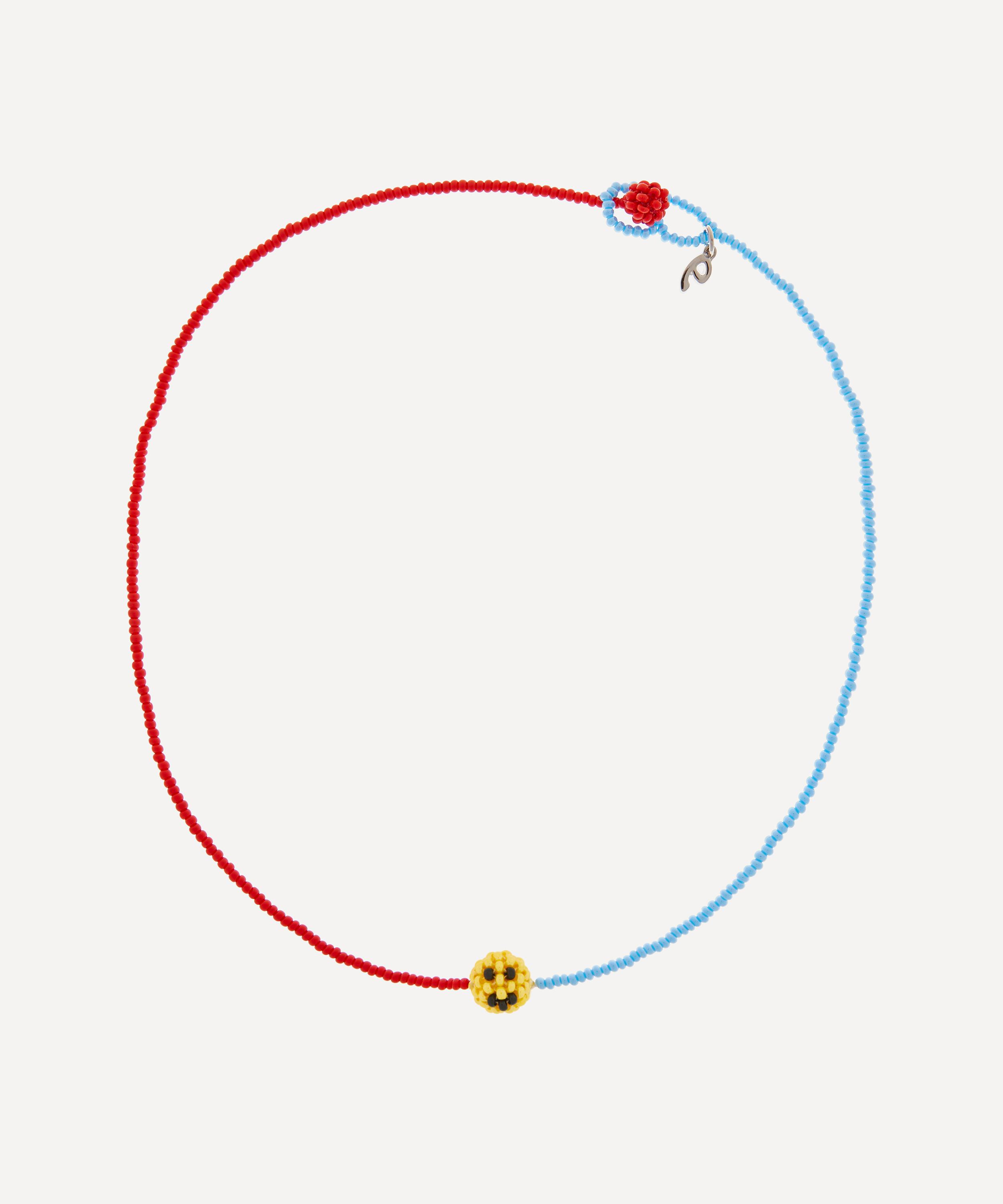 Pura Utz - Simple Simple Happy Face Bead Necklace image number 0
