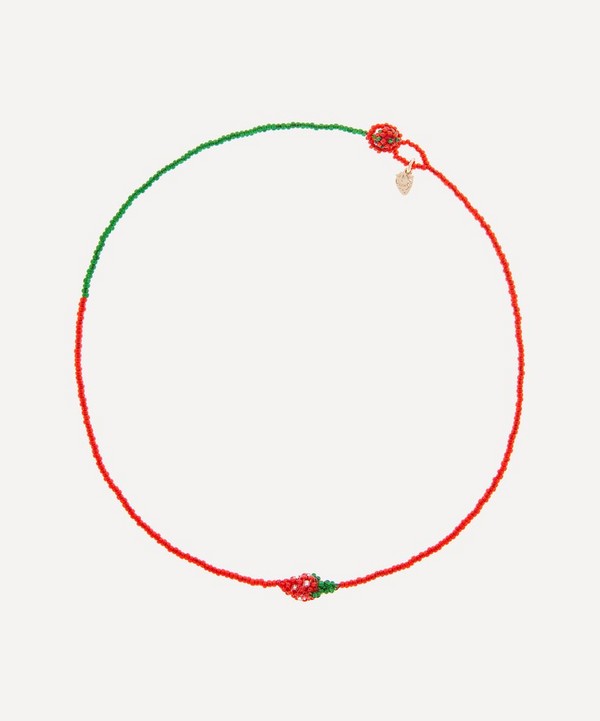 Pura Utz - Simple Simple Strawberry Bead Necklace image number null