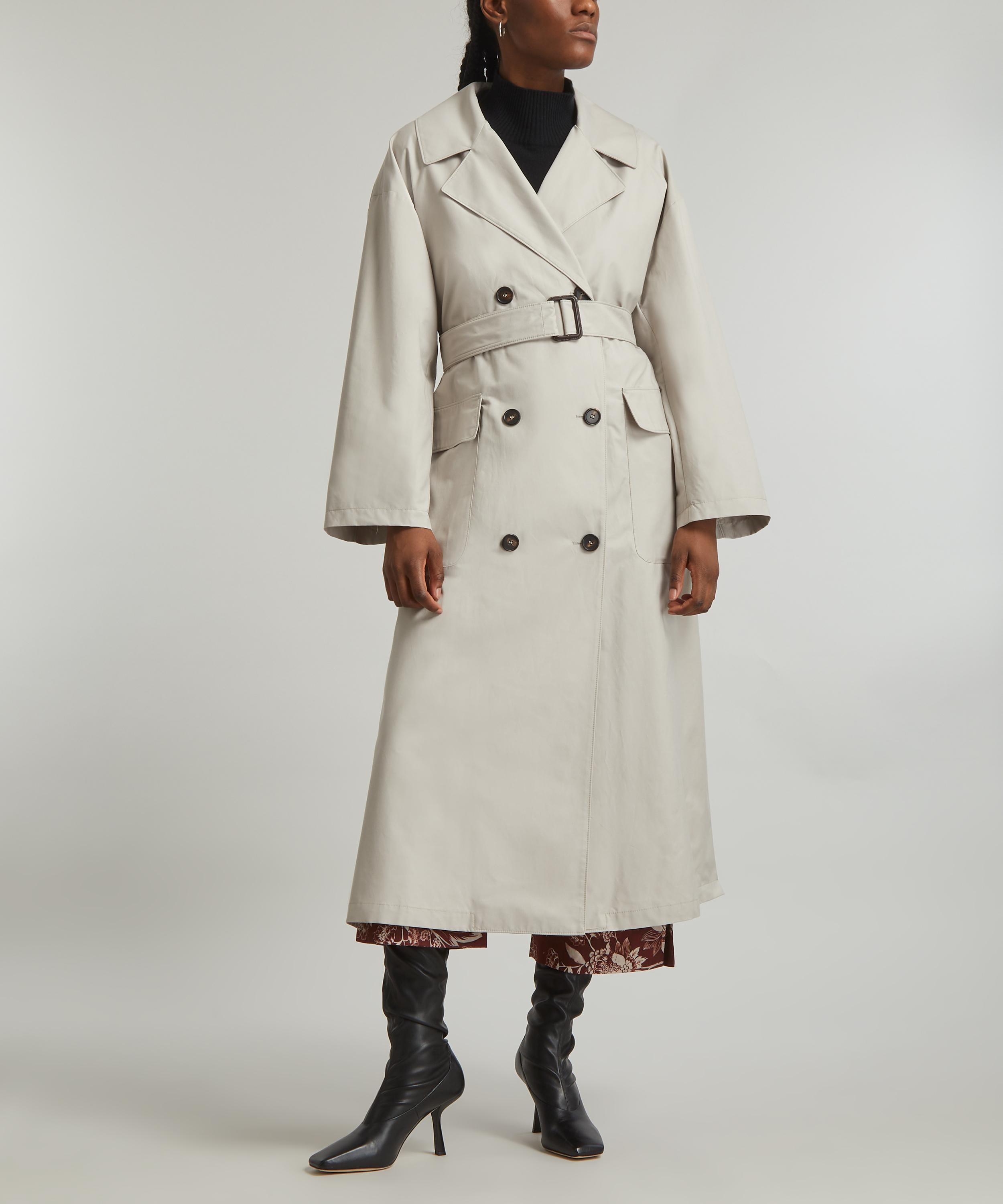 MaxMara - A-Trench Water-Repellent Cotton-Twill Trench Coat image number 2