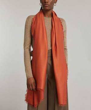 MaxMara - Wales Silk-Blend Stole Scarf image number 1