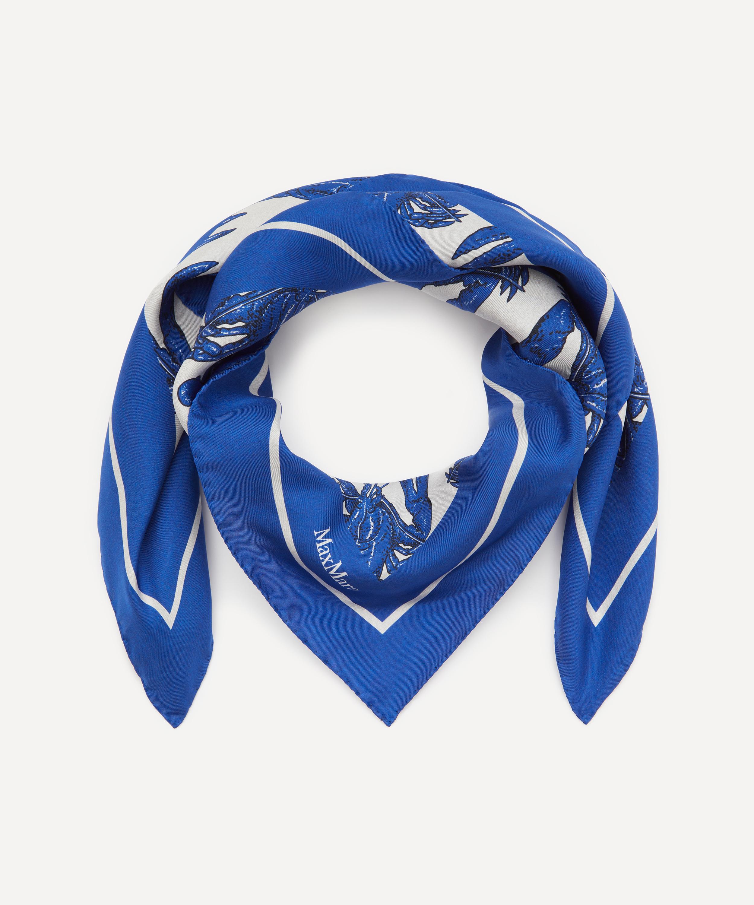 MaxMara - Square Printed Silk Scarf image number 0