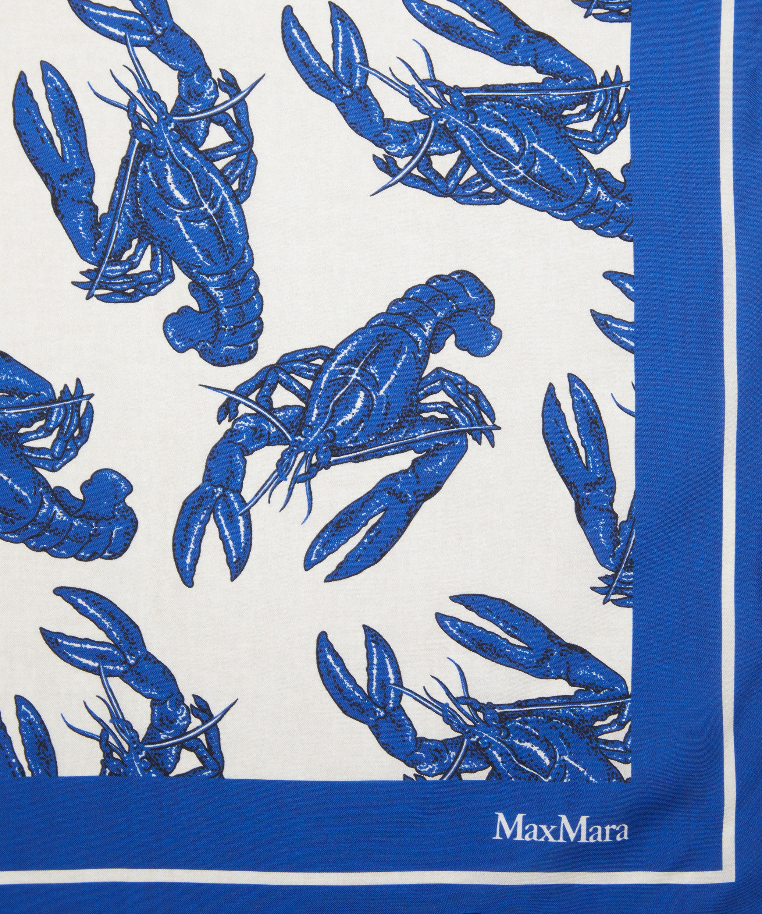 MaxMara - Square Printed Silk Scarf image number 2