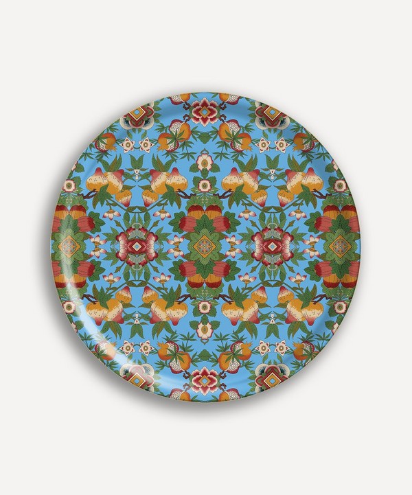 Avenida Home - Temple Fruit Round Birch Wood Tray image number null