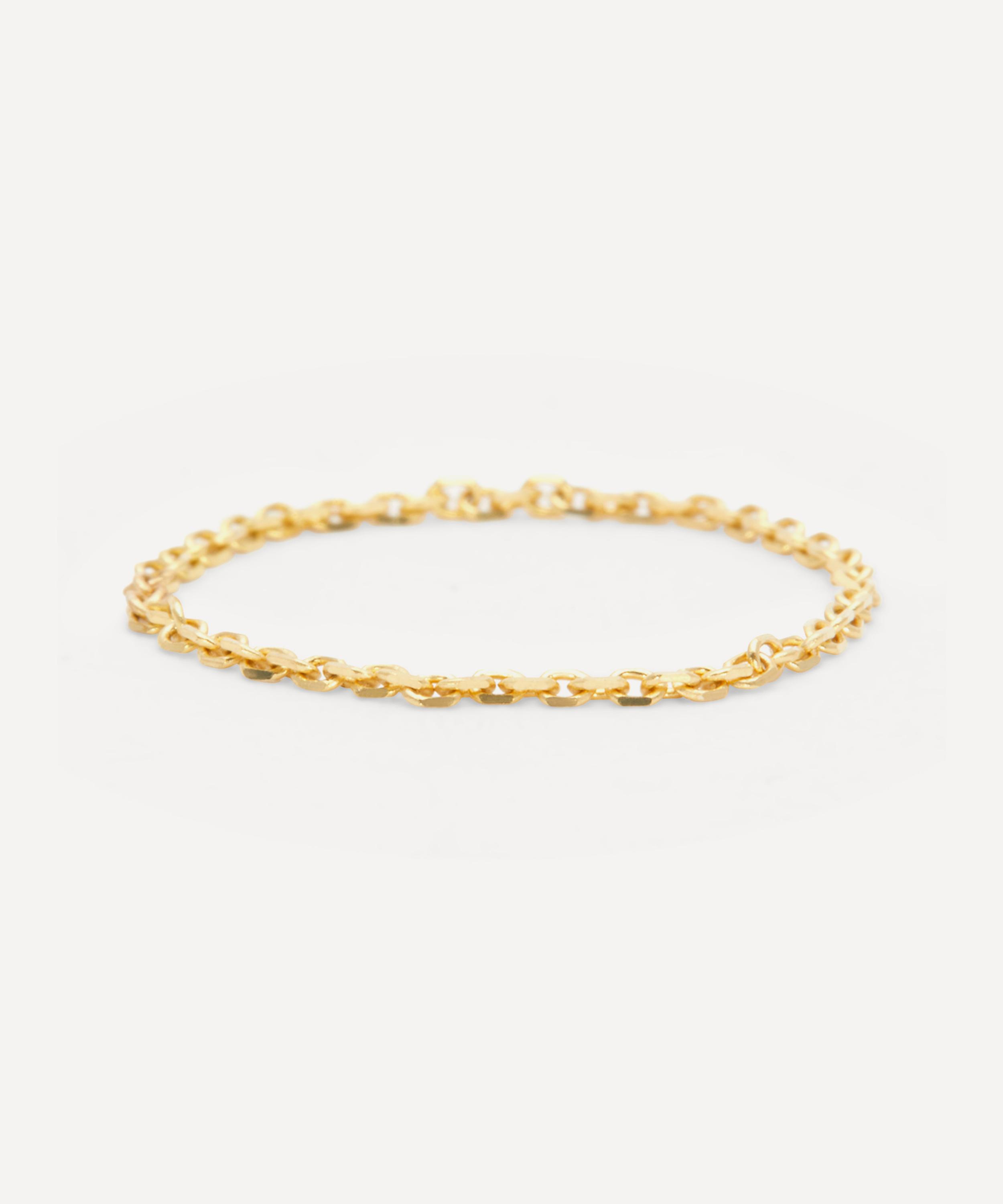 Satomi Kawakita - 18ct Gold Skinny Chain Ring image number 0