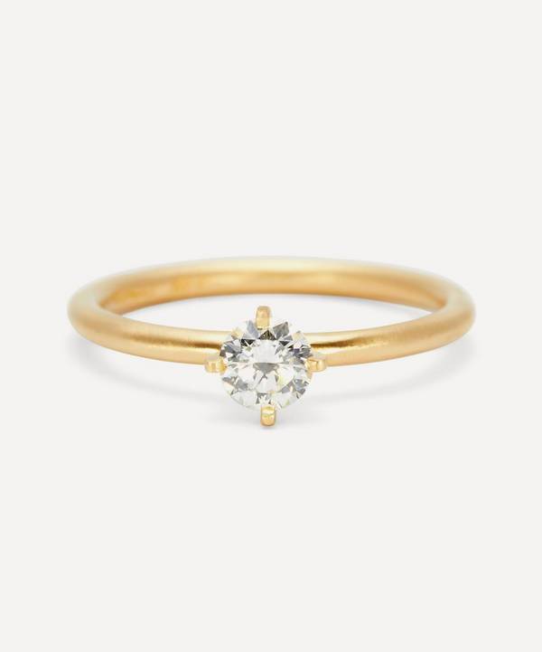 Satomi Kawakita - 18ct Gold White Diamond Noble Ring