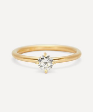 Satomi Kawakita - 18ct Gold White Diamond Noble Ring image number 0