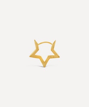 Dinny Hall - 22ct Gold-Plated Vermeil Silver Stargazer Click Hoop Earrings image number 2