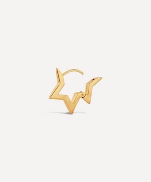 Dinny Hall - 22ct Gold-Plated Vermeil Silver Stargazer Click Hoop Earrings image number 3