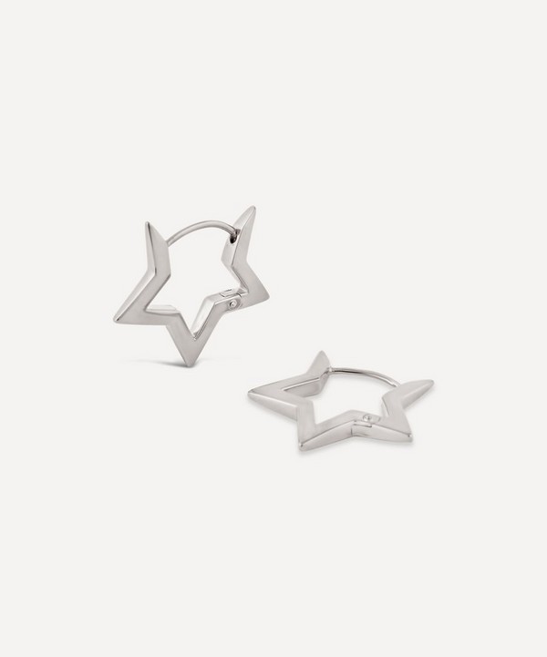 Dinny Hall - Sterling Silver Stargazer Click Hoop Earrings